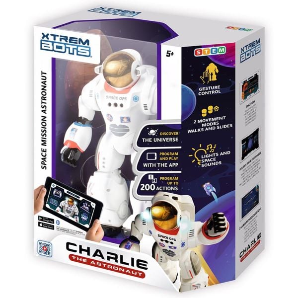 Робот-астронавт Blue Rocket Xtrem Bots Чарлі Stem (XT3803085) - фото 2