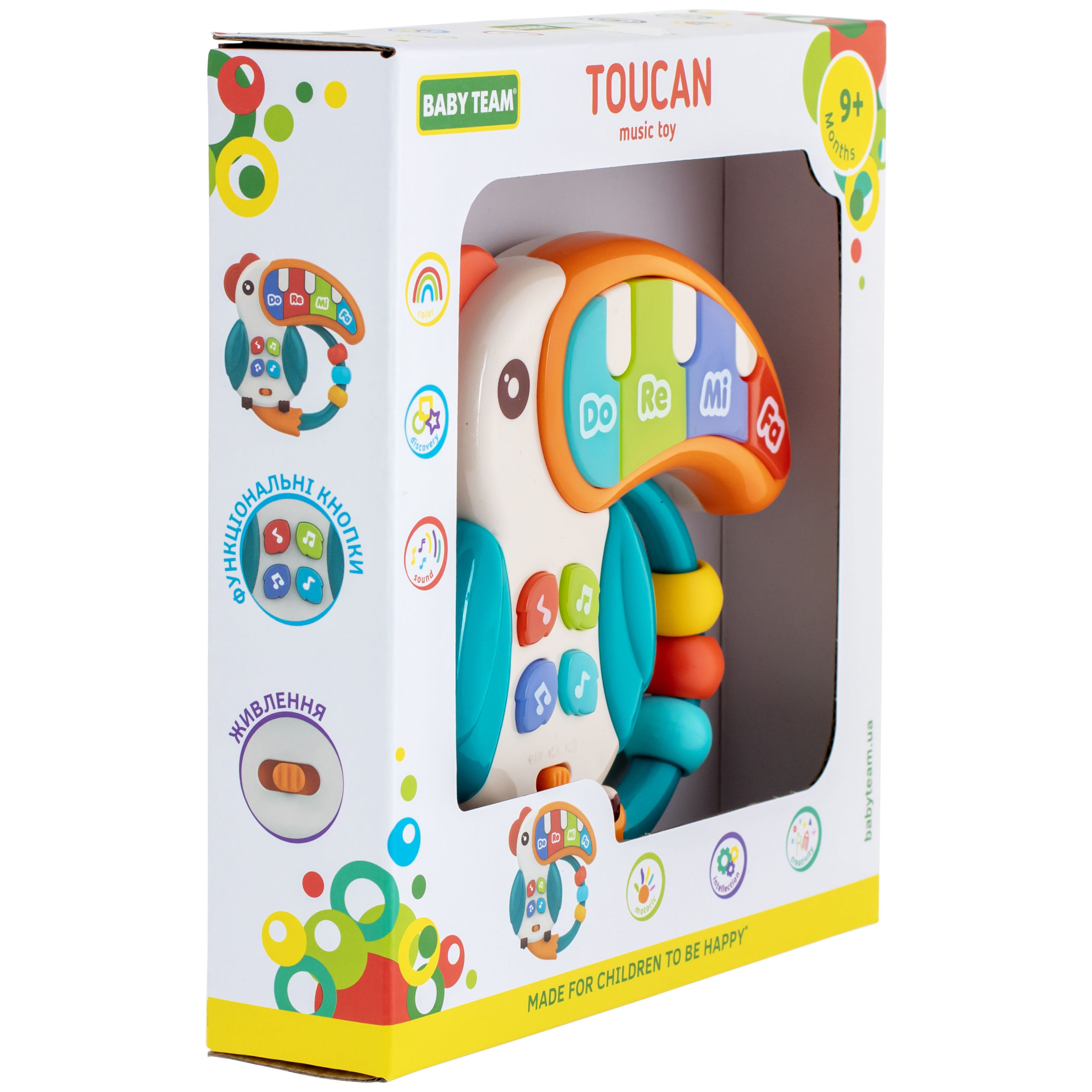 Іграшка музична Baby Team Тукан (8646) - фото 4