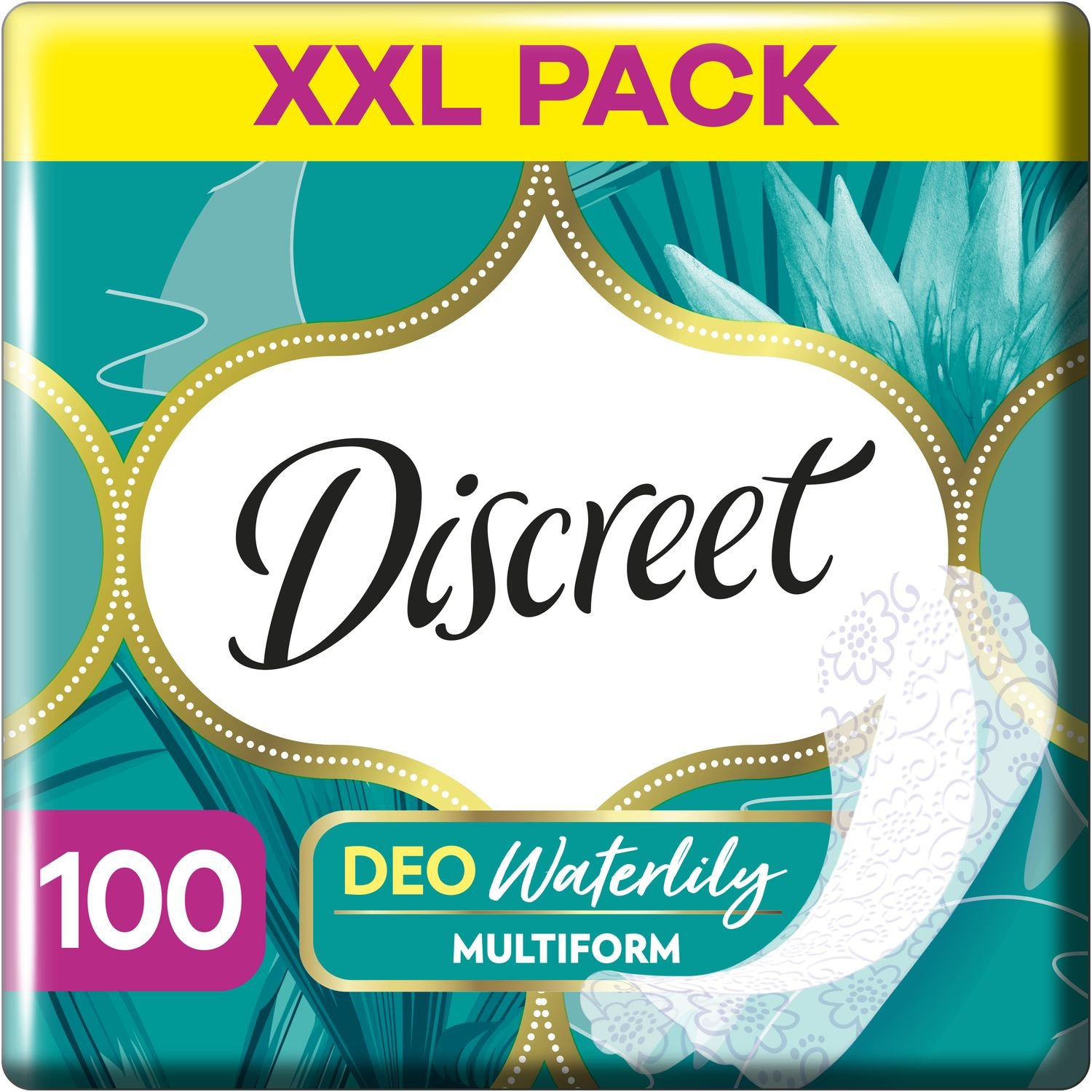 Ежедневные прокладки Discreet Deo Water Lily 100 шт. - фото 1