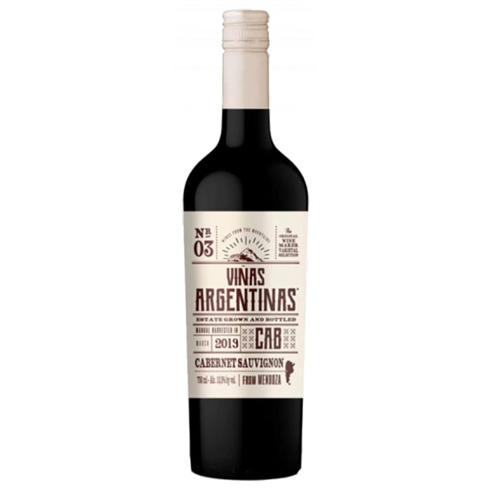 Вино Vinas Argentinas Cabernet Sauvignon, 13,5%, 0,75 л - фото 1