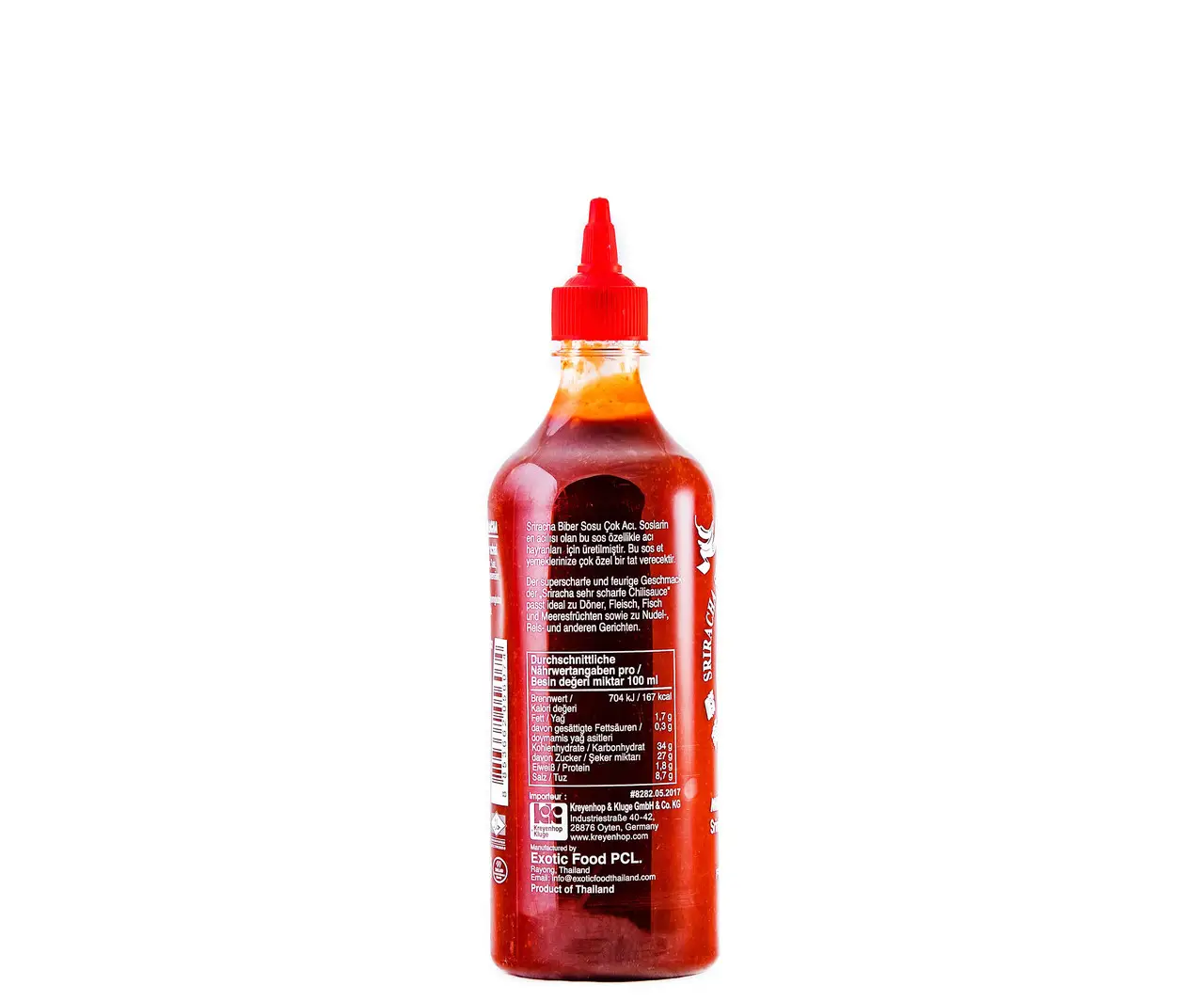 Соус Шрірача екстра-гострий чилі (70% чилі) Flying Goose Brand Sriracha 730 мл - фото 3