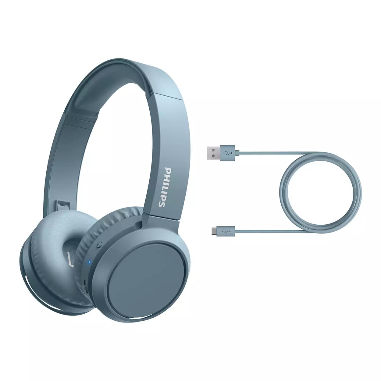 Навушники Philips On-ear TAH4205 Bluetooth Wireless Blue - фото 2