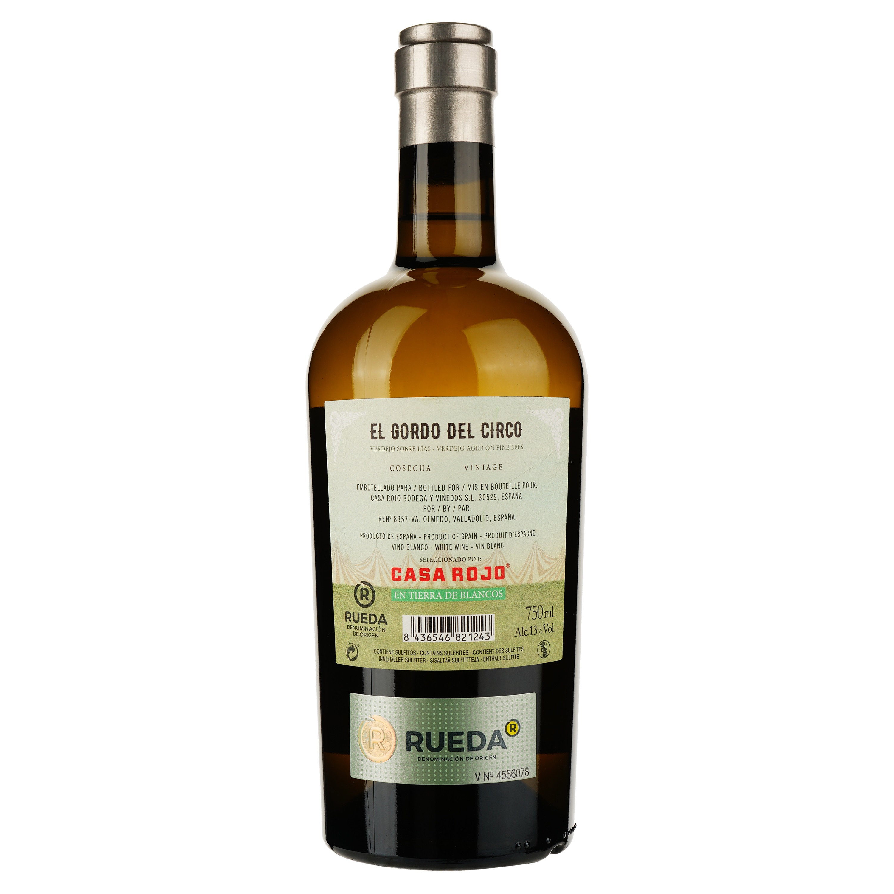 Вино Casa Rojo El Cordo del Circo Verdejo Rueda, 13,5%, 0,75 л (739136) - фото 2