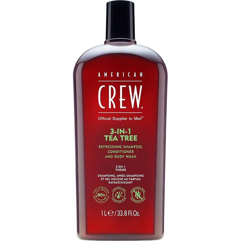 Засіб по догляду за волоссям і тілом American Crew 3 in 1 Energizing Shampoo 1 л - фото 1