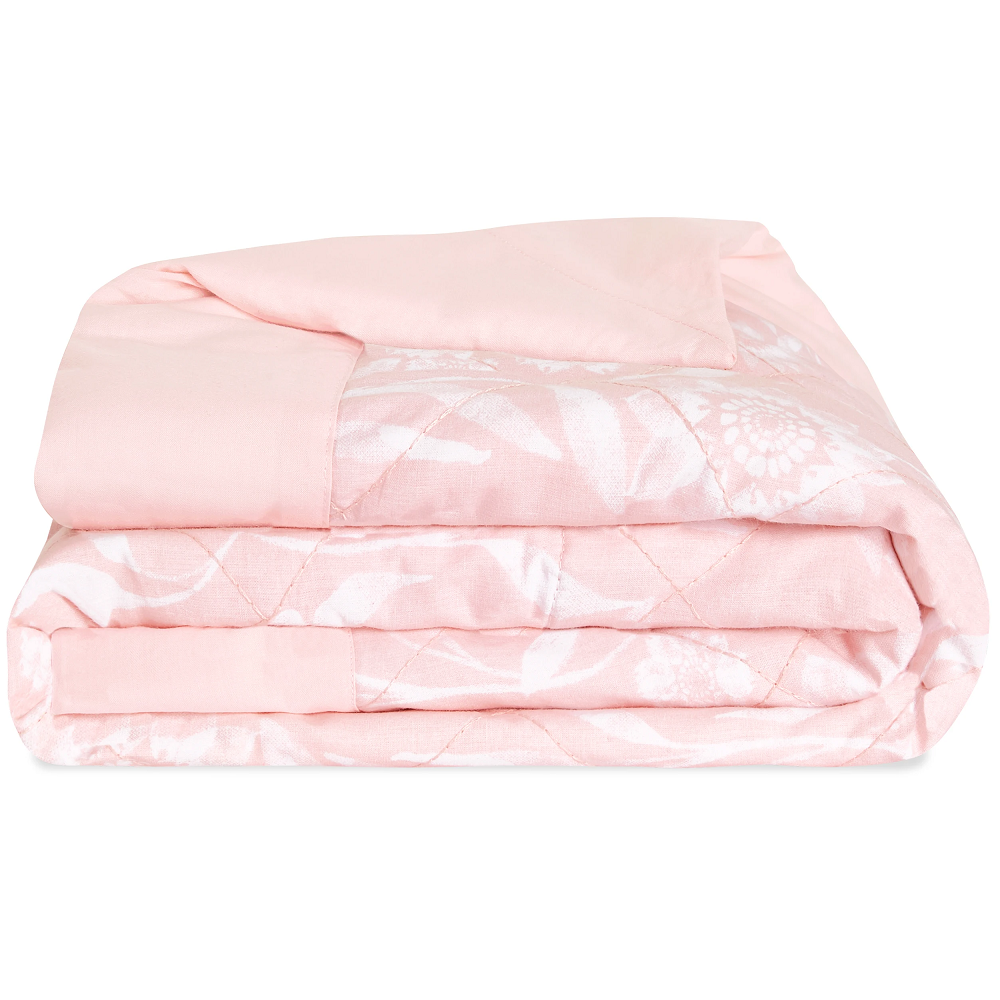 Одеяло стеганое Aden + Anais Collection-ophelia, хлопок, 102х80 см, розовый (AWSL10001) - фото 1
