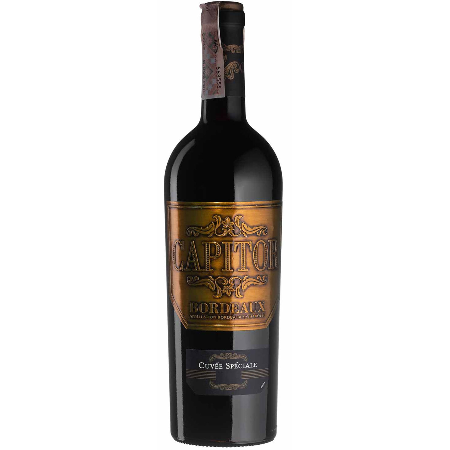 Вино Capitor Cuvee Speciale Bordeaux червоне сухе 0.75 л - фото 1
