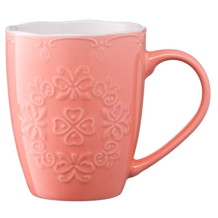 Чашка Ardesto Barocco, 330 мл, рожевий (AR3458P) - фото 1