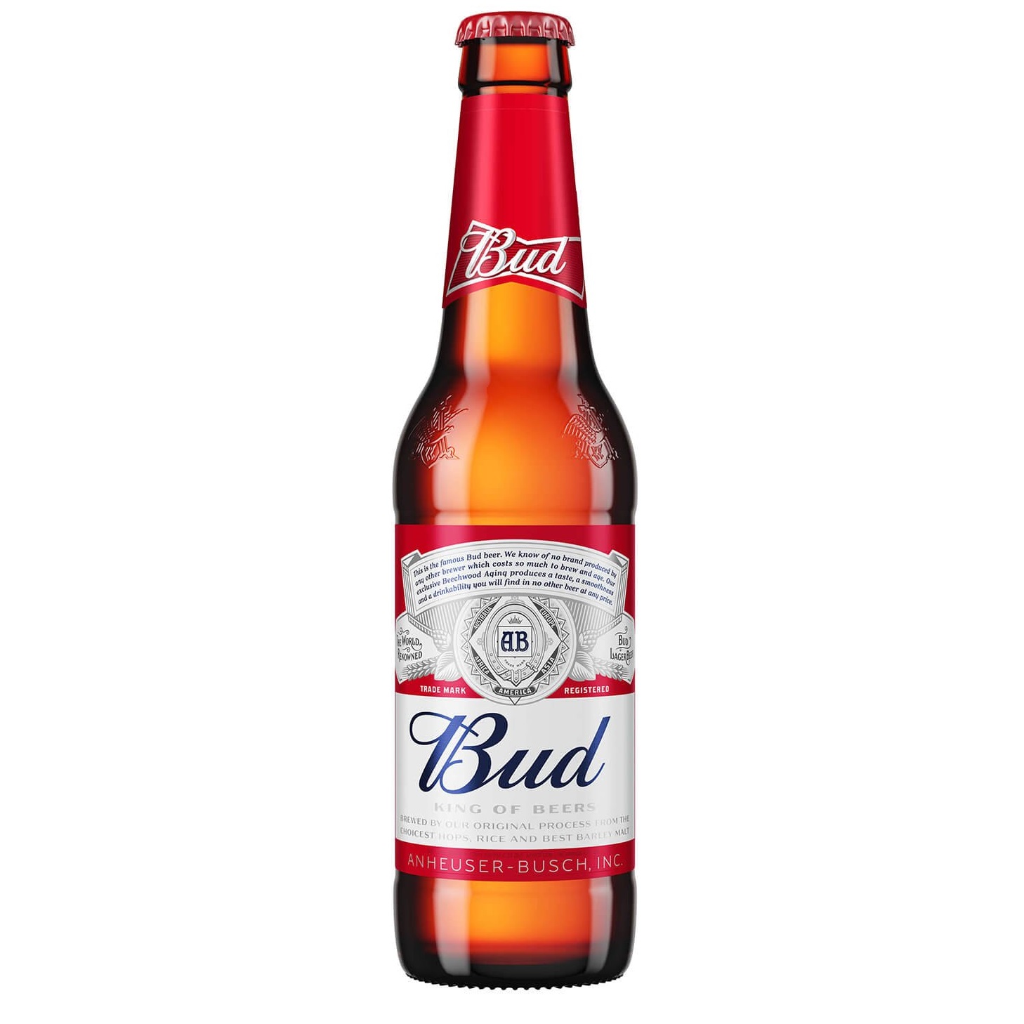 Пиво Bud світле, 4,8%, 0,33 л (712462) - фото 1