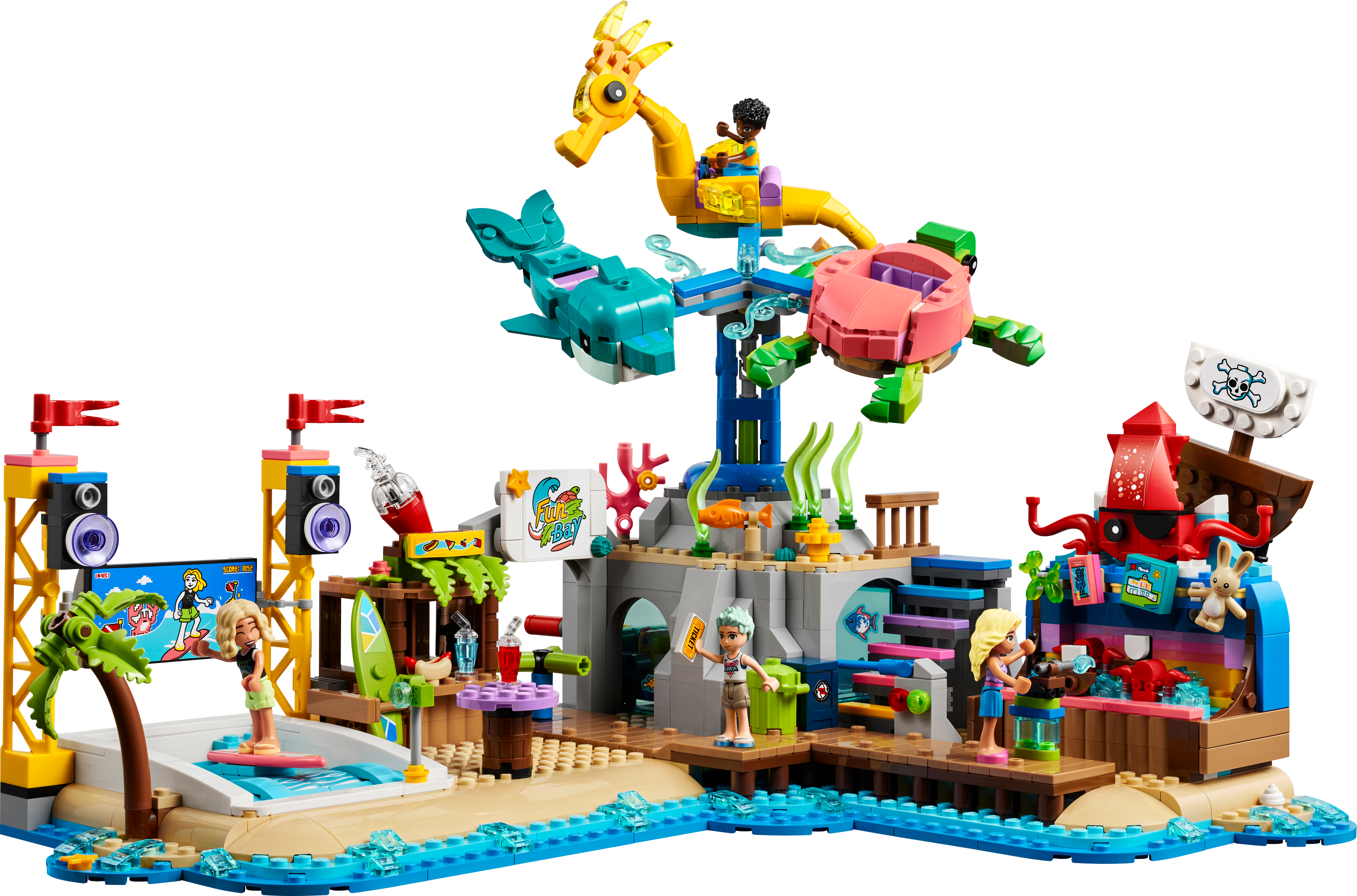 Конструктор LEGO Friends Пляжный парк развлечений, 1348 деталей (41737) - фото 2