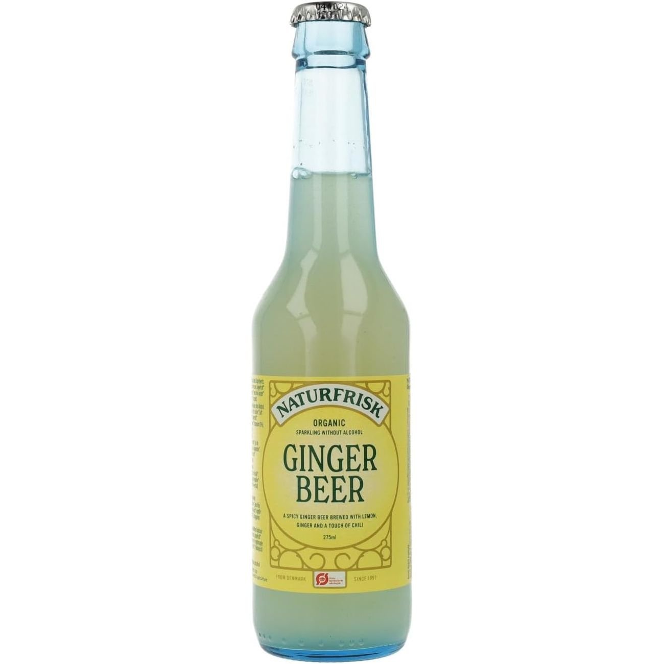 Напиток NaturFrisk Ginger Beer безалкогольный 0.275 л - фото 1
