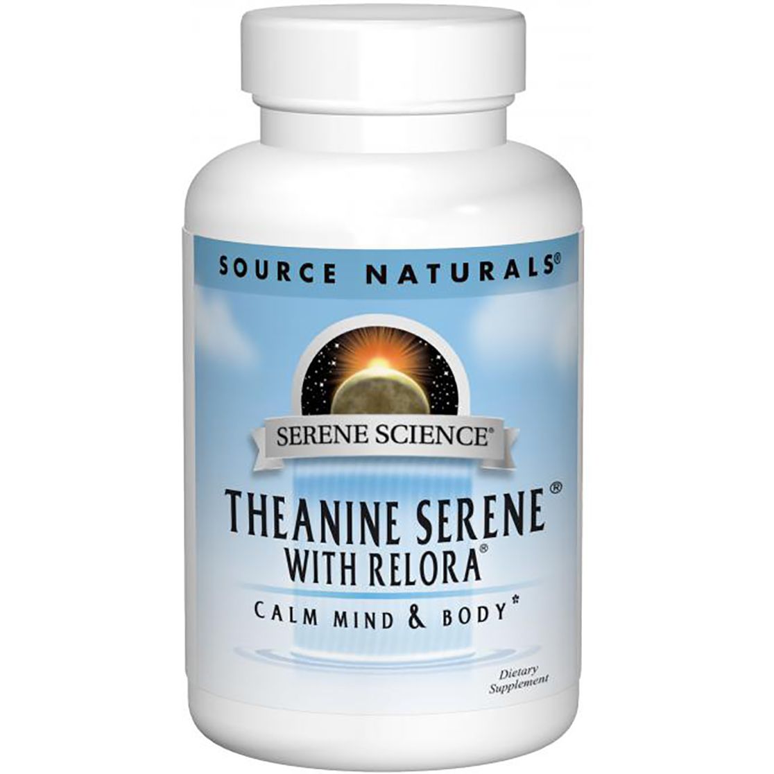 Амінокислота Source Naturals Serene Science Теанін з релорою 60 таблеток - фото 1