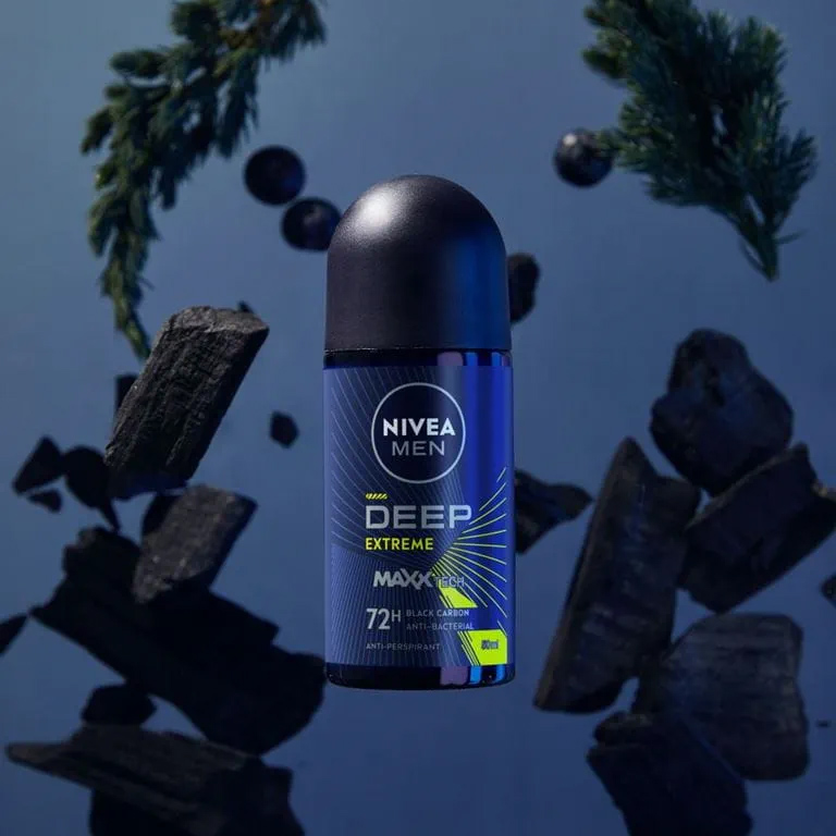 Антиперспірант Nivea Men Deep Sport з чорним вугіллям 50 мл (93388) - фото 5