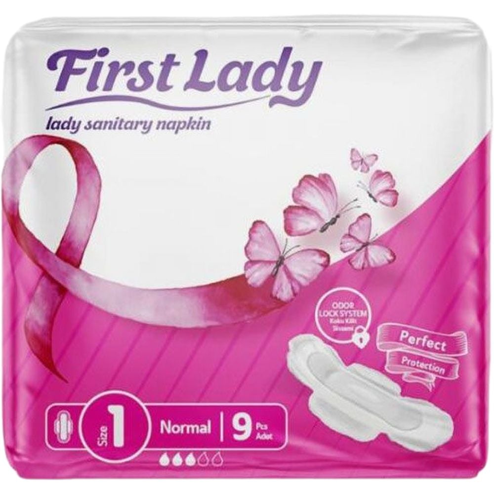 Гігієнічні прокладки First Lady Ultra Normal 1 з крильцями 3 краплі 9 шт. - фото 1