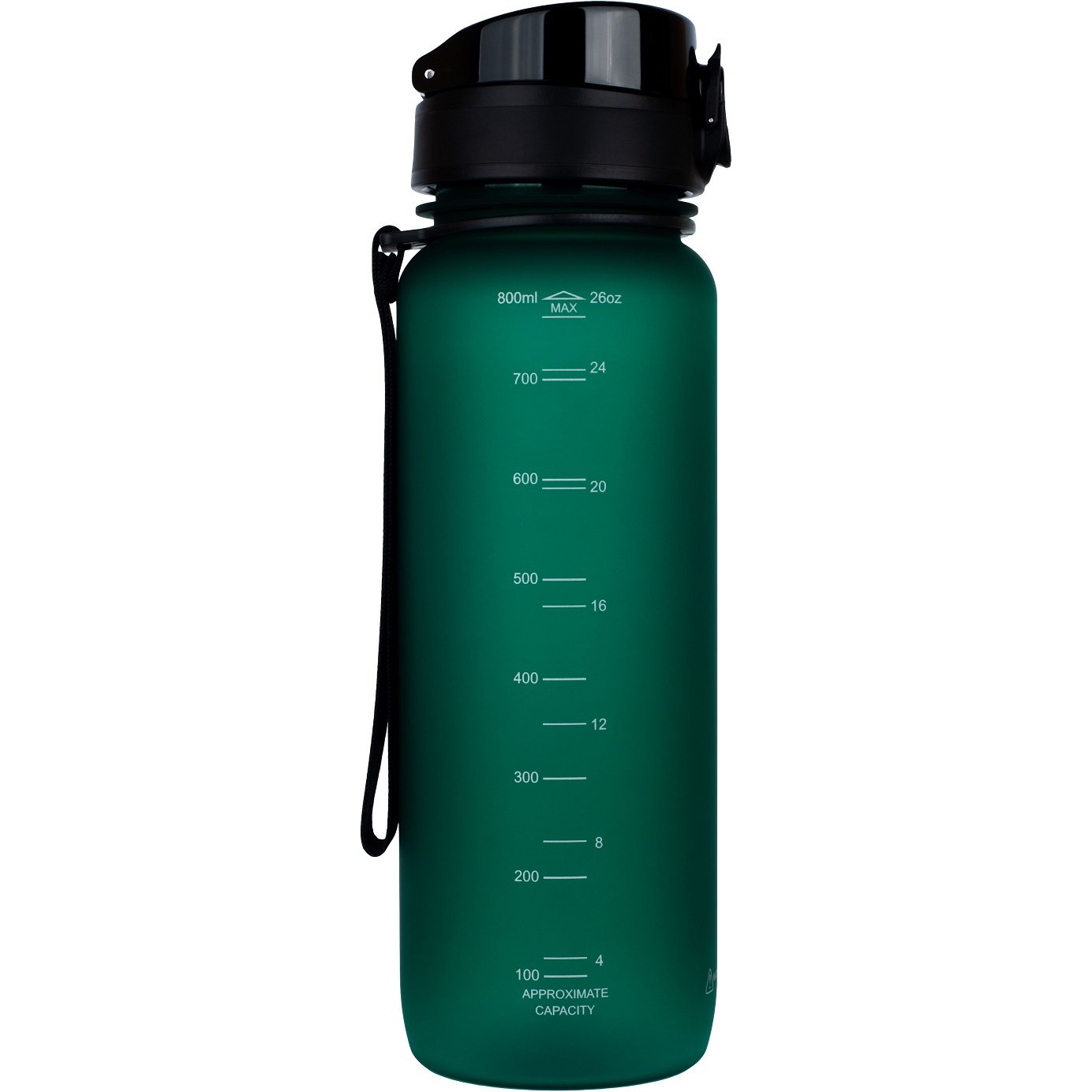 Пляшка для води UZspace Colorful Frosted, 800 мл, зелений (3053) - фото 2