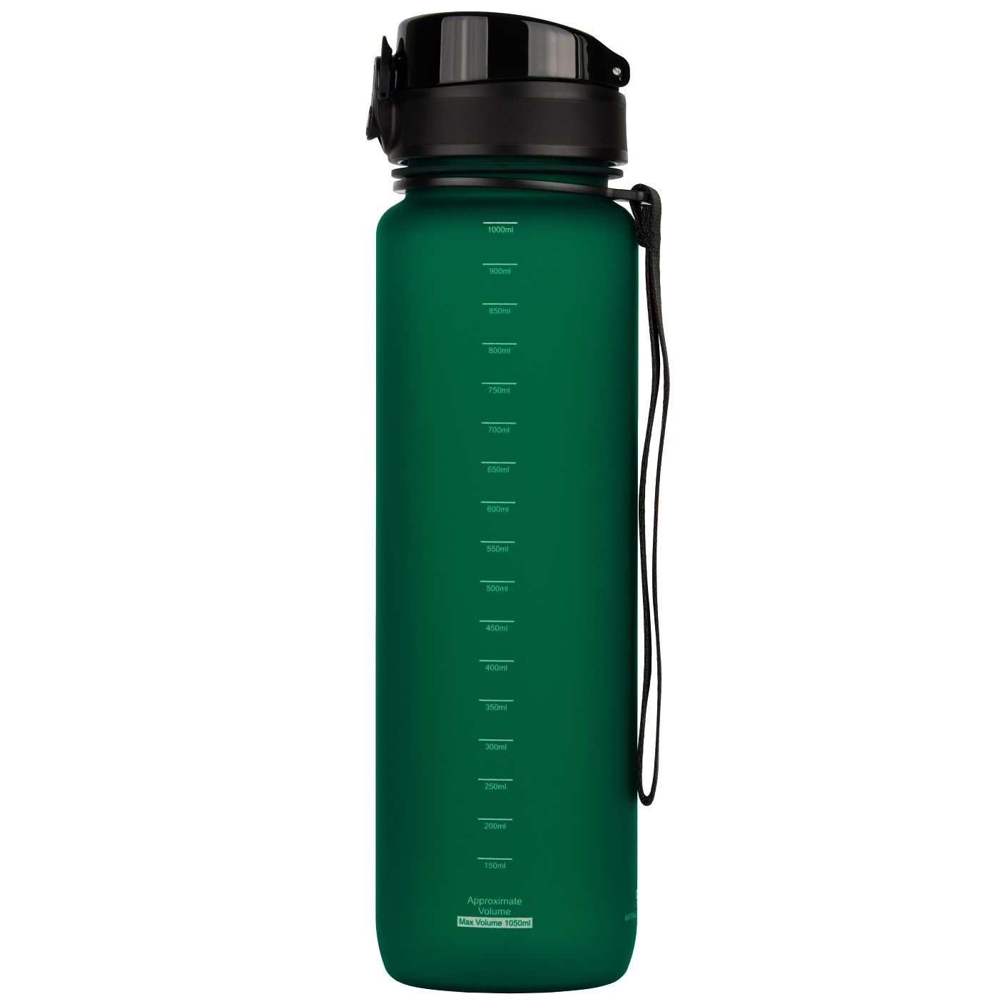 Пляшка для води UZspace Colorful Frosted, 1 л, зелений (3038) - фото 2