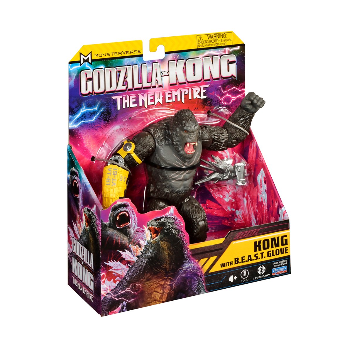 Ігрова фігурка Godzilla vs Kong Конг зі сталевою лапою 15 см (35204) - фото 4