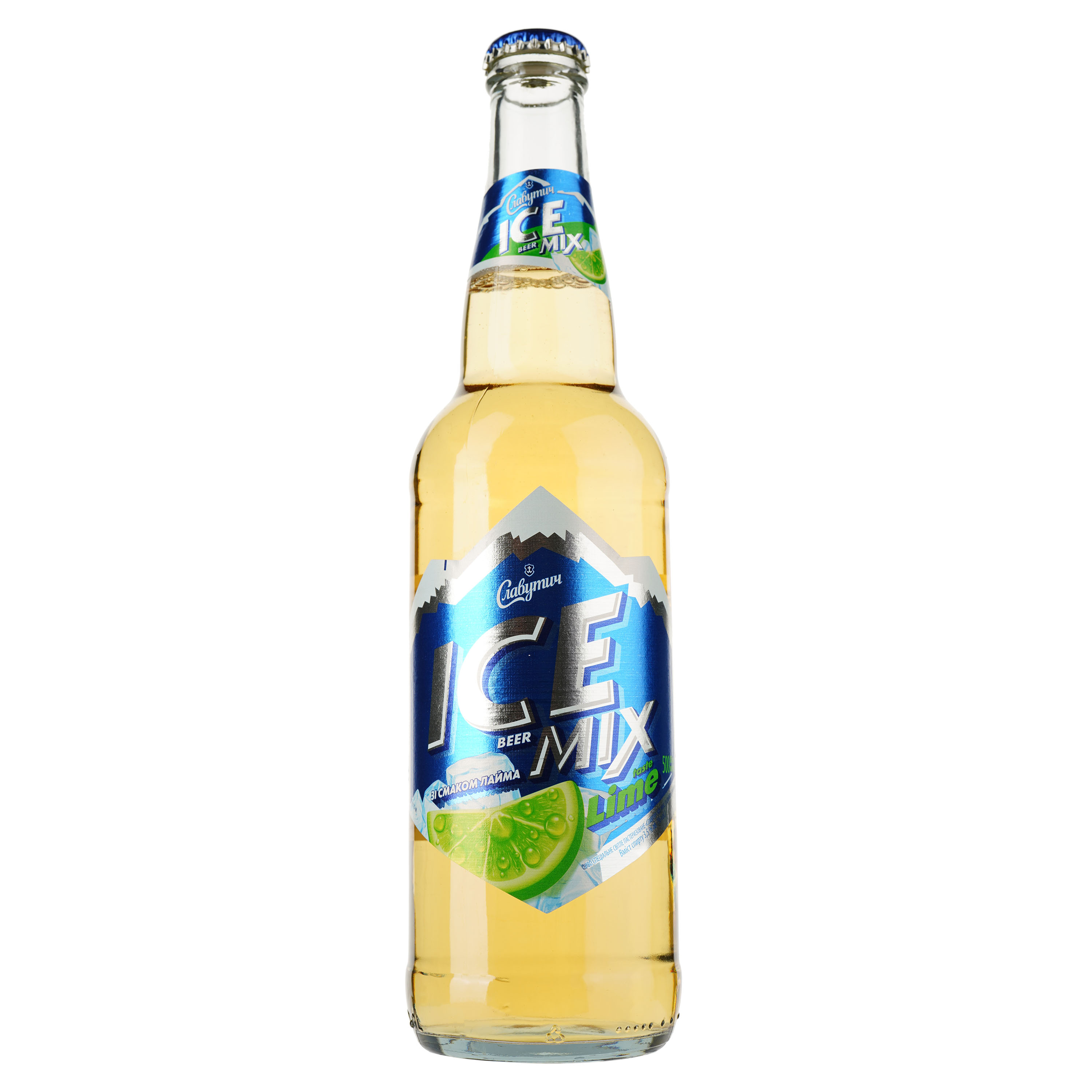 Пиво Славутич Ice Mix Lime, 3,5%, 0,5 л (363714) - фото 1