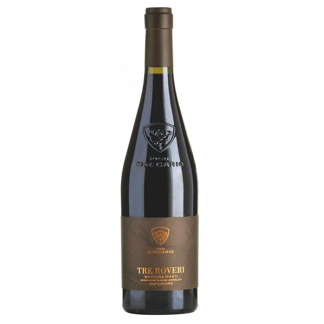 Вино Pico Maccario Tre Roveri Barbera D`Asti, красное сухое, 14%, 0,75 л (8000016582392) - фото 1