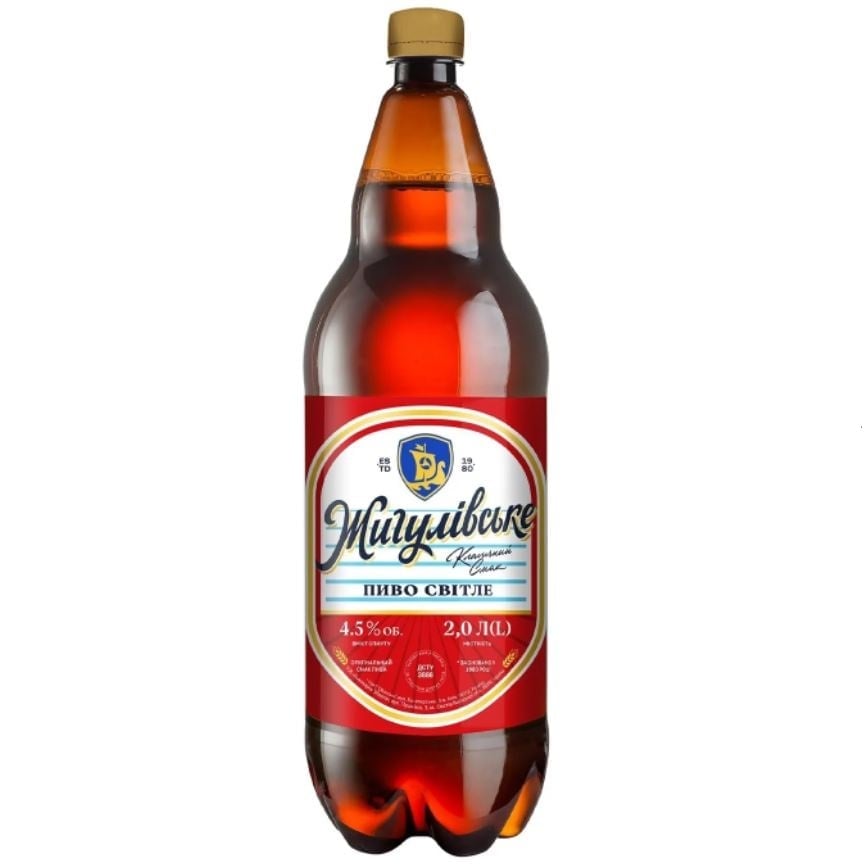 Пиво Оболонь Жигулевское, светлое, 4,5%, 2 л (441843) - фото 1