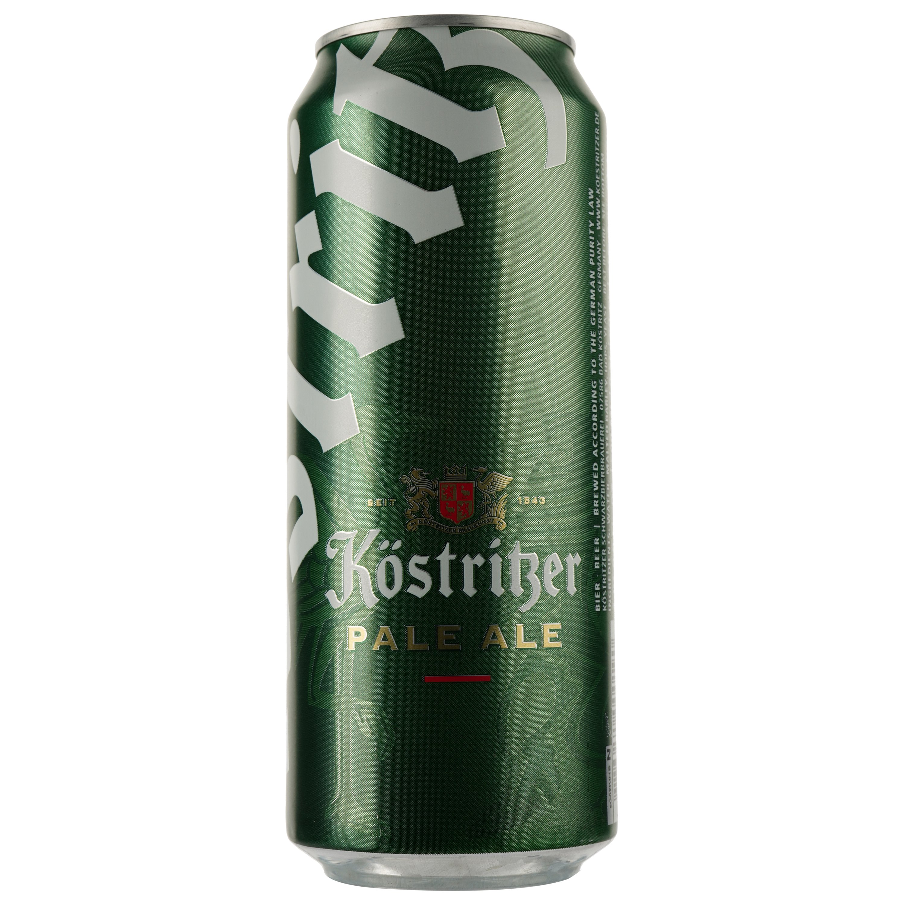 Пиво Kostritzer Pale Ale, светлое, нефильтрованное, 7%, ж/б, 0,5 л - фото 1