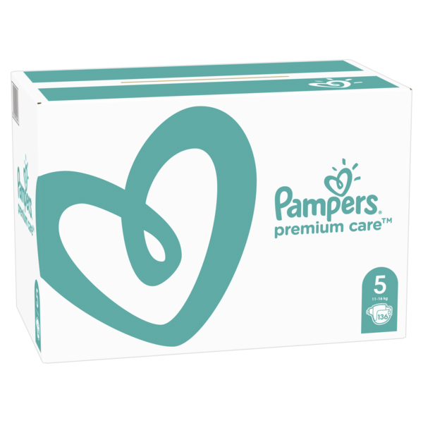 Уценка. Набор подгузников Pampers Premium Care 5 (11-16 кг), 136 шт. (2 уп. по 68 шт.) - фото 1