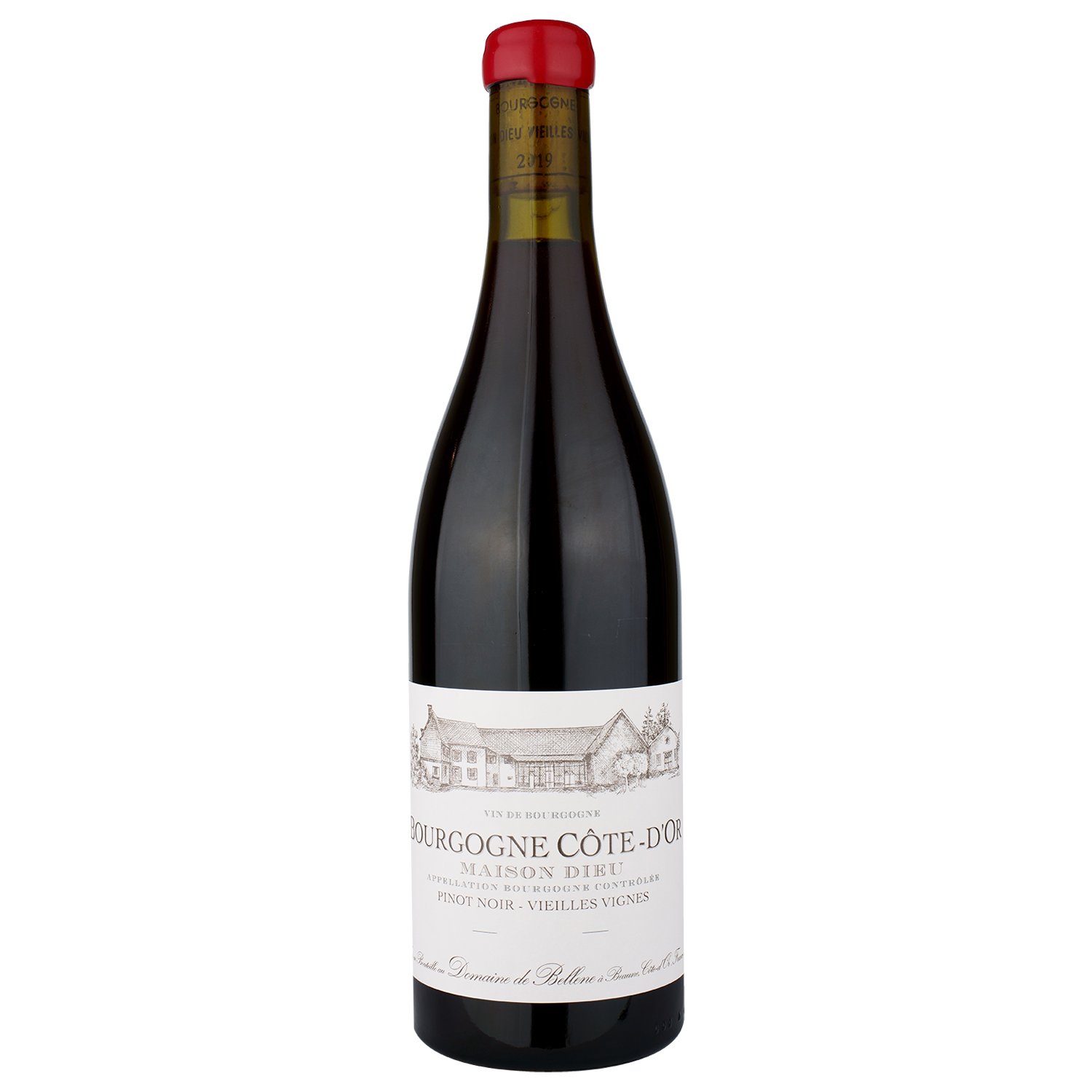 Вино Domaine de Bellene Bourgogne Pinot Noir Maison Dieu 2019, красное, сухое, 0,75 л (Q4260) - фото 1