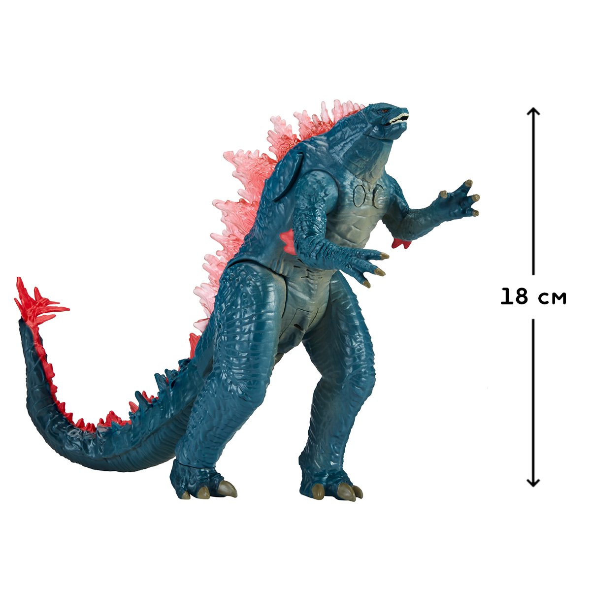 Игровая фигурка Godzilla vs Kong Годзилла готова к бою со звуком 18 см (35506) - фото 3