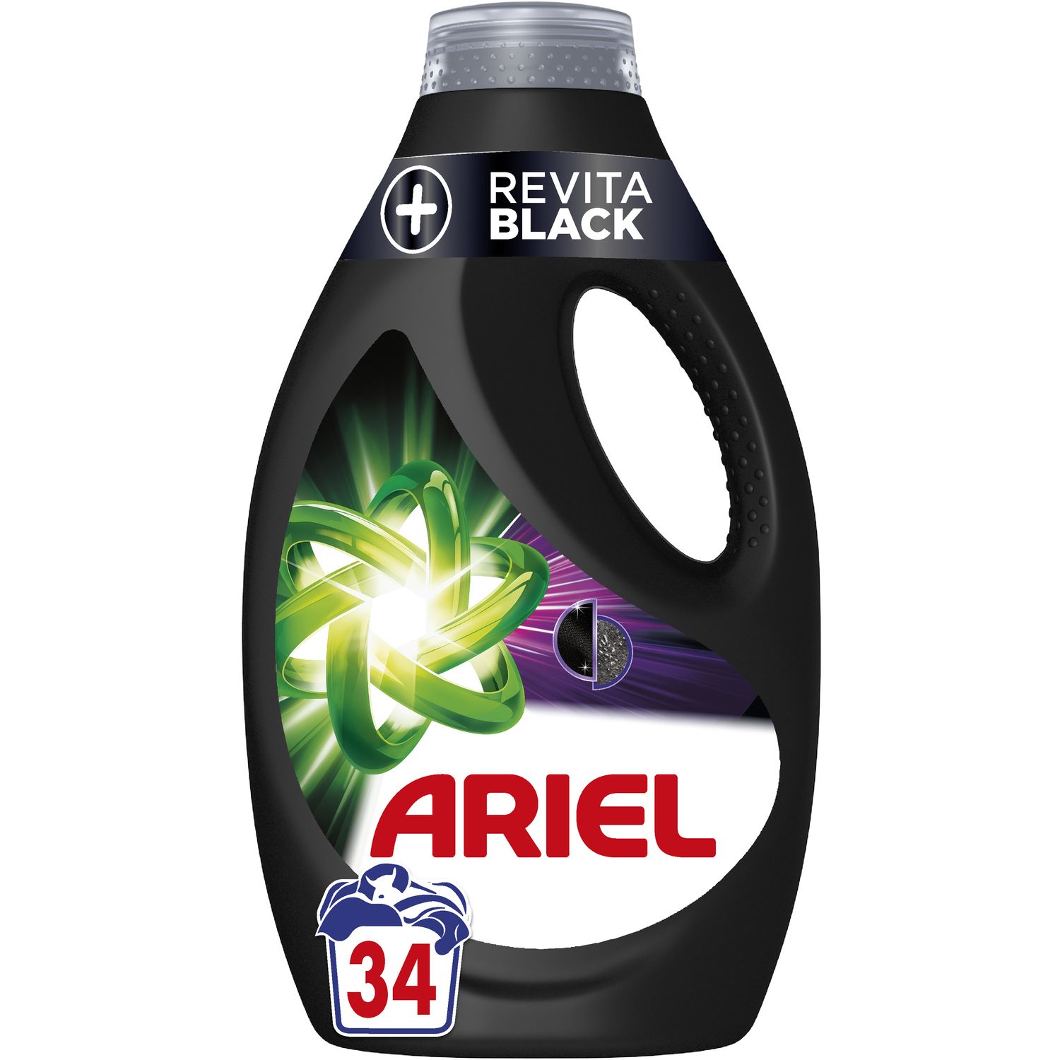 Гель для прання Ariel + Revitablack 1.7 л - фото 1