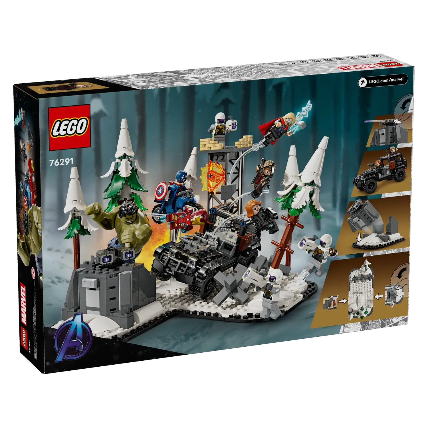 Конструктор LEGO Super Heroes Marvel Месники Ера Альтрона 613 деталей (76291) - фото 10