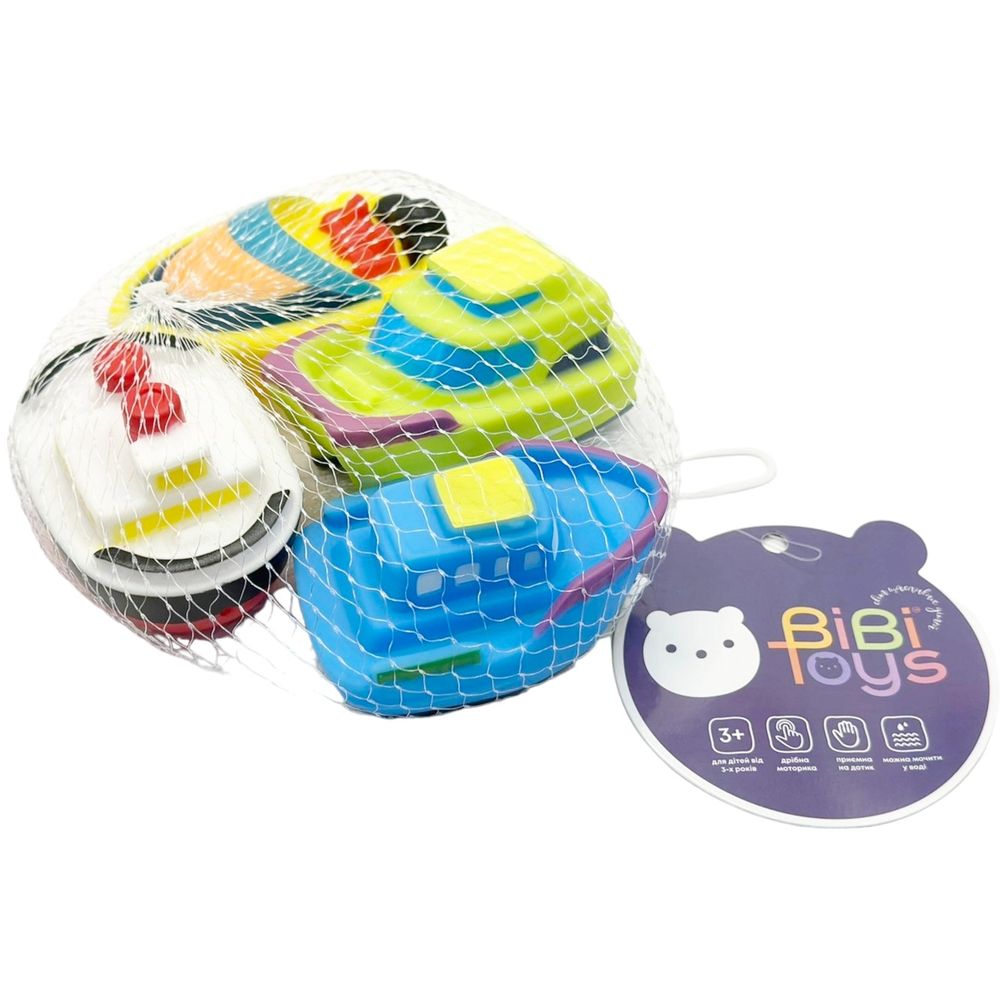 Набір іграшок для купання Bibi Toys Кораблики 4 шт. (760783BT) - фото 4
