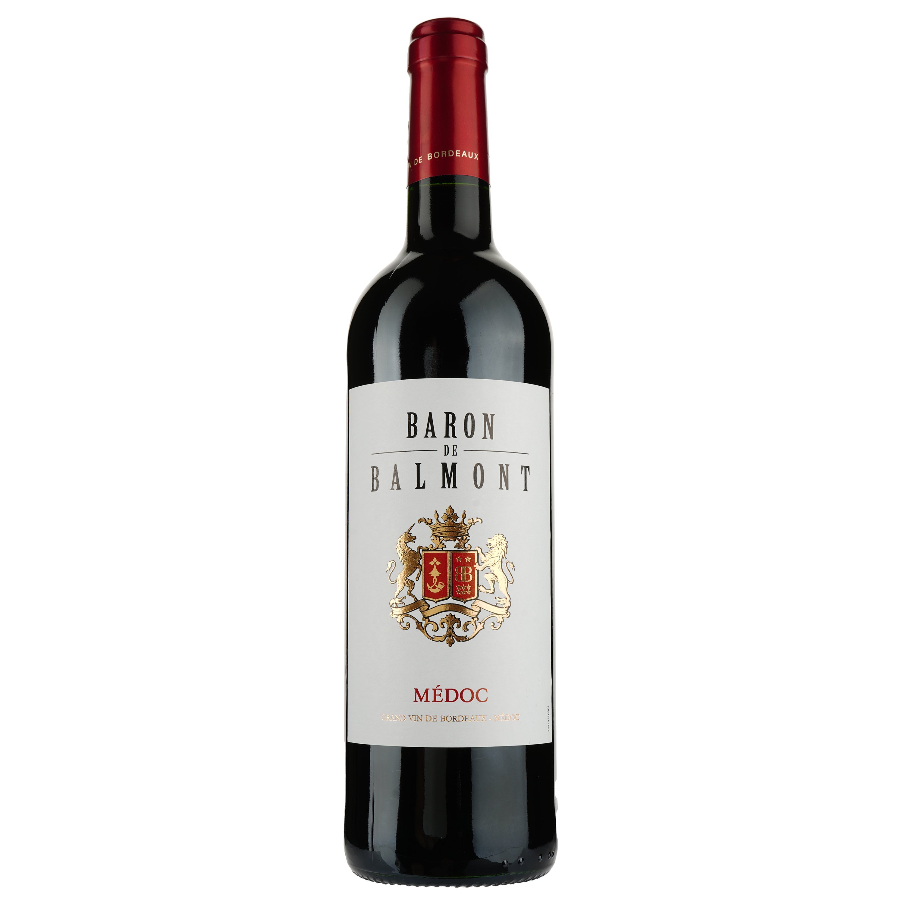 Вино Baron de Balmont AOP Medoc 2016, красное, сухое, 0,75 л - фото 1