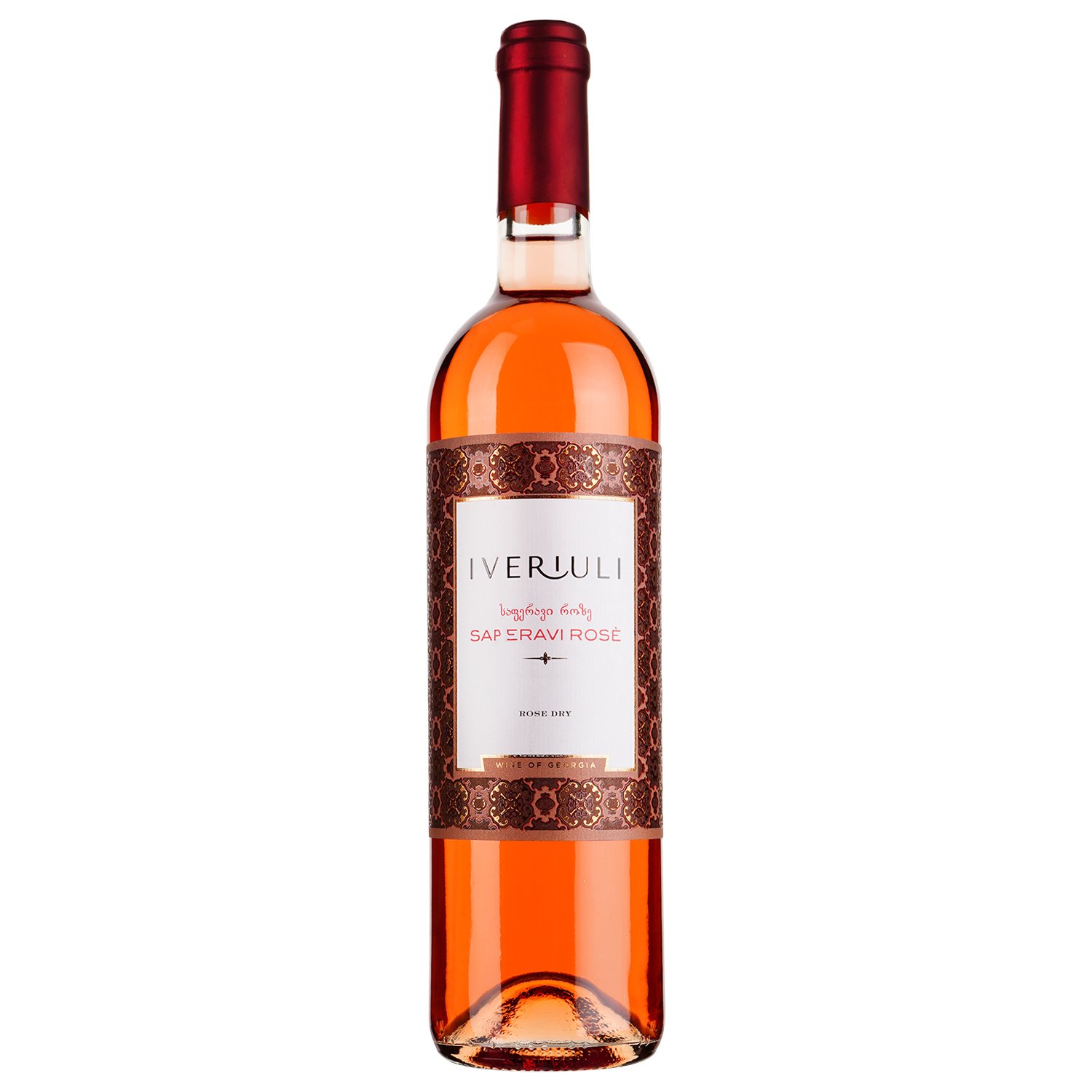 Вино Iveriuli Saperavi rose, розовое, сухое, 0,75 л (607486) - фото 1