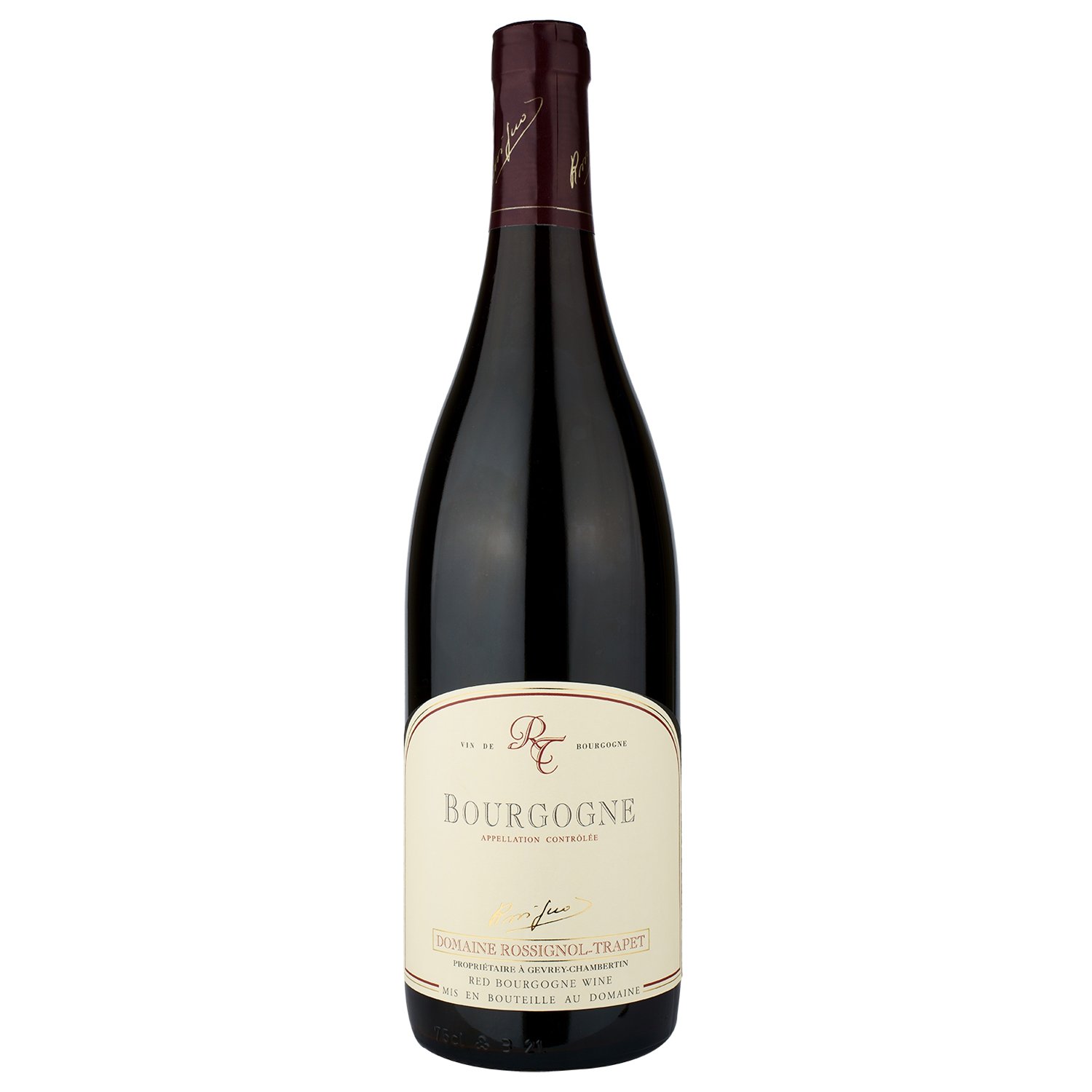 Вино Domaine Rossignol-Trapet Bourgogne Rouge 2020, красное, сухое, 0,75 л (W5870) - фото 1