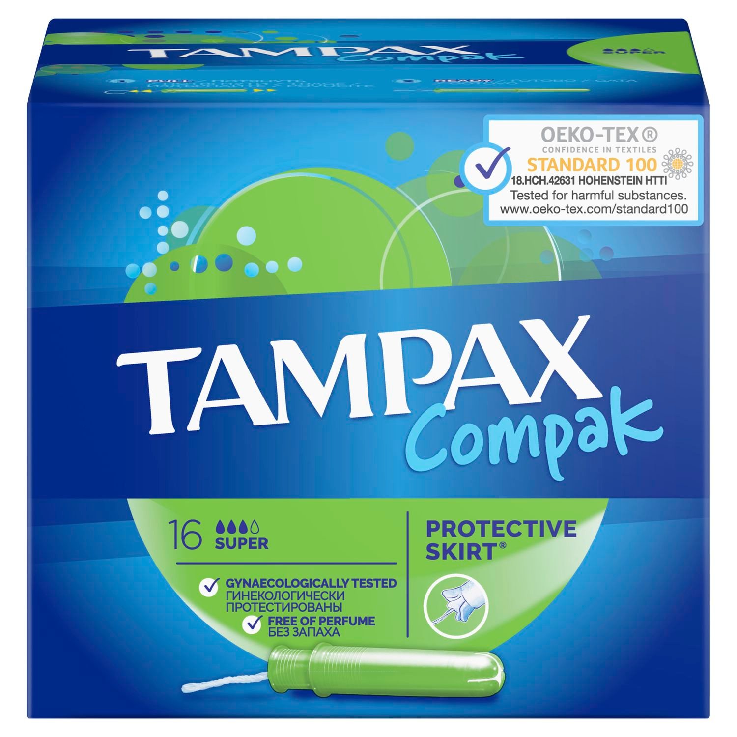 Тампоны Tampax Compak Super, с аппликатором, 16 шт. - фото 3