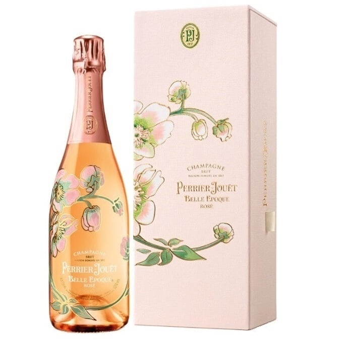 Шампанское Perrier Jouet Belle Epoque Rose, розовое, брют, 12%, 0,75 л (886241) - фото 1