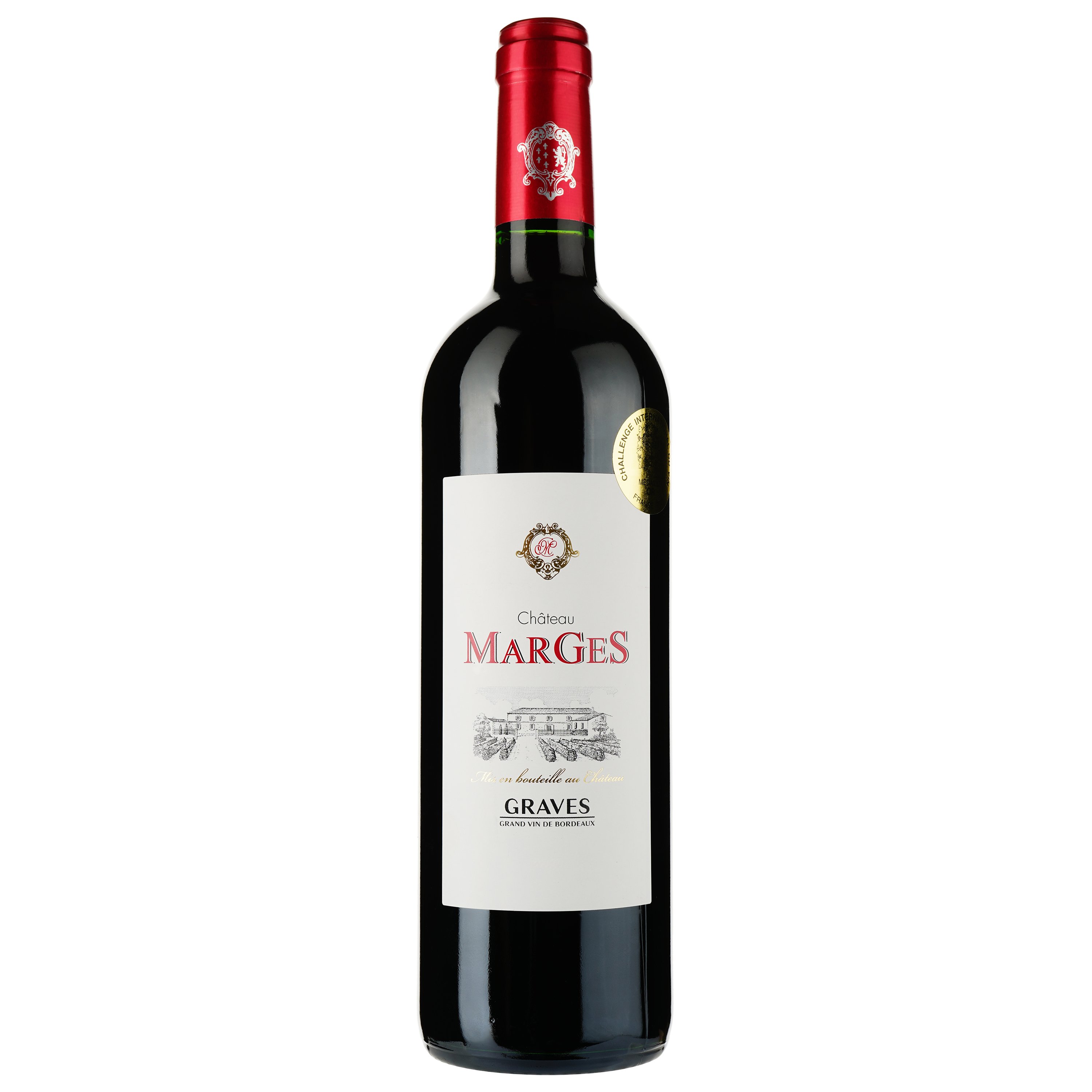 Вино Chateau Marges AOP Graves 2019 красное сухое 0.75 л - фото 1