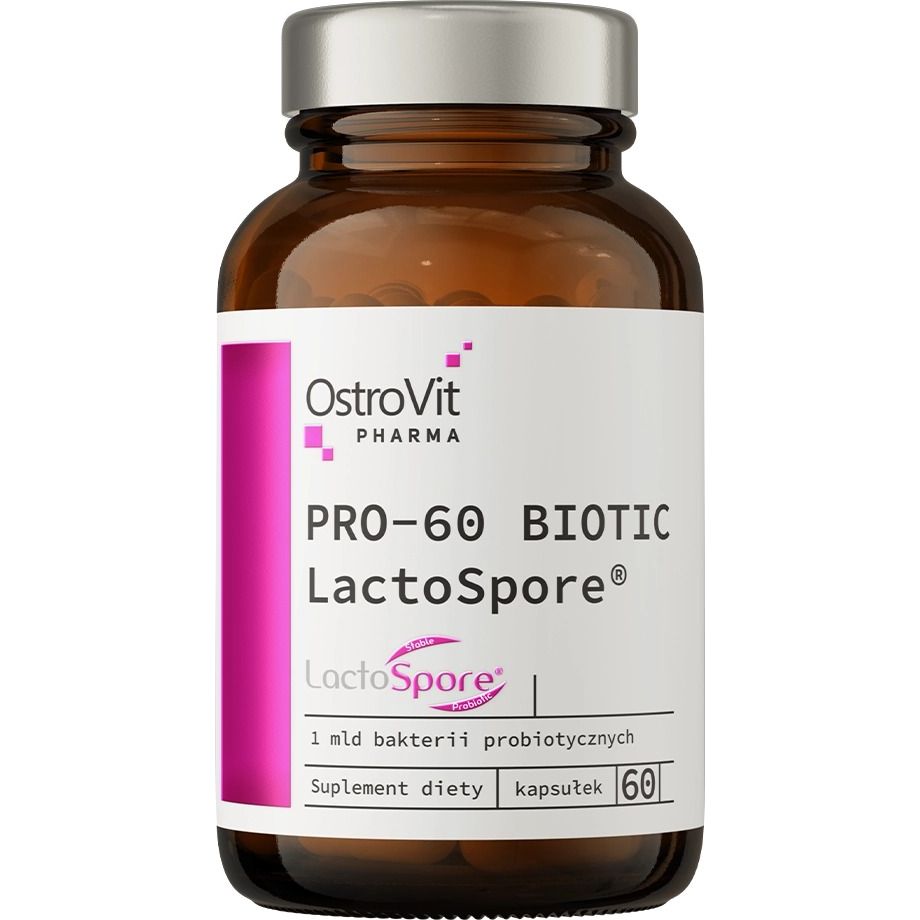 Пробиотик OstroVit Pharma PRO-60 BIOTIC LactoSpore 60 капсул - фото 1