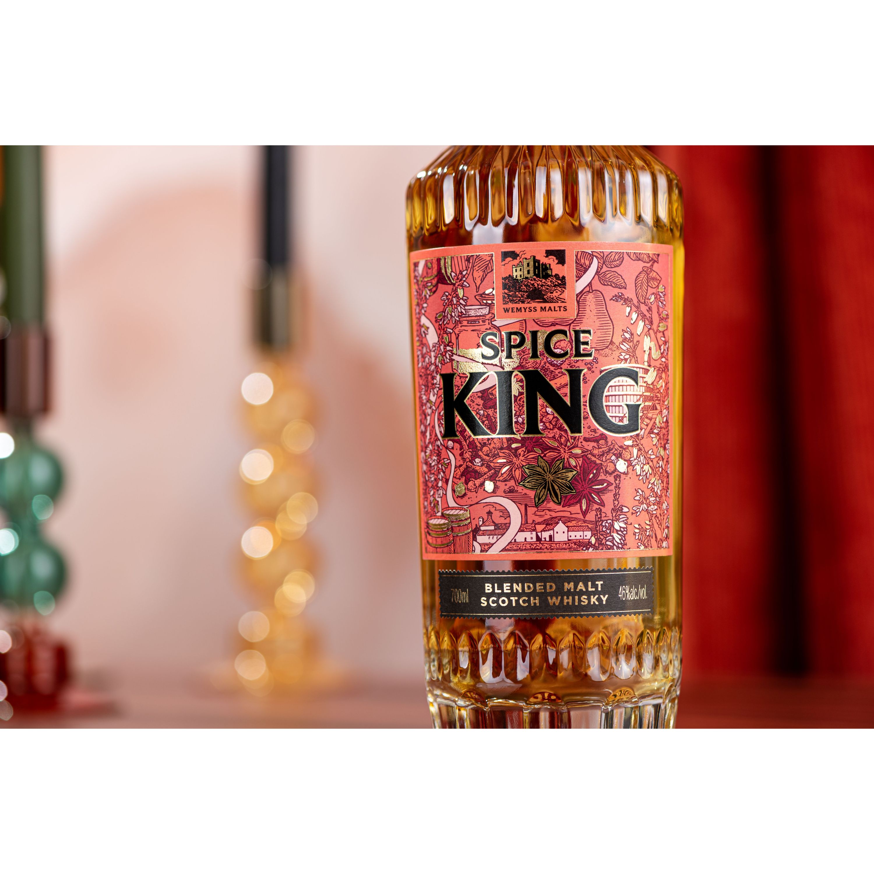 Виски Wemyss Malts Spice King Blended Malt 46% 0.7 л в подарочной упаковке - фото 4
