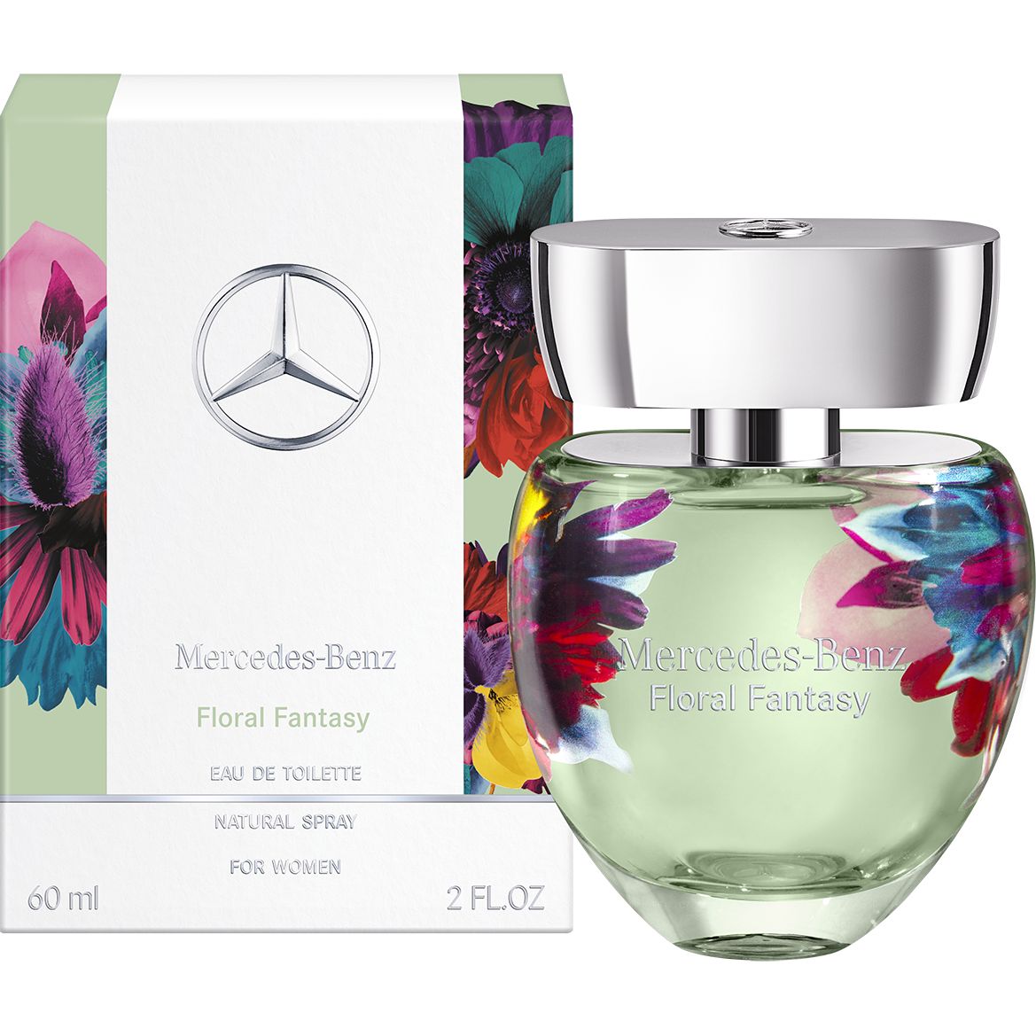 Туалетная вода для женщин Mercedes-Benz For Women Floral Fantasy 60 мл (3595471028259) - фото 1