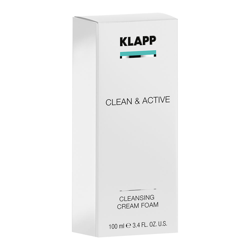 Крем пенка Klapp Clean & Active Cleansing Cream Foam, 100 мл - фото 2