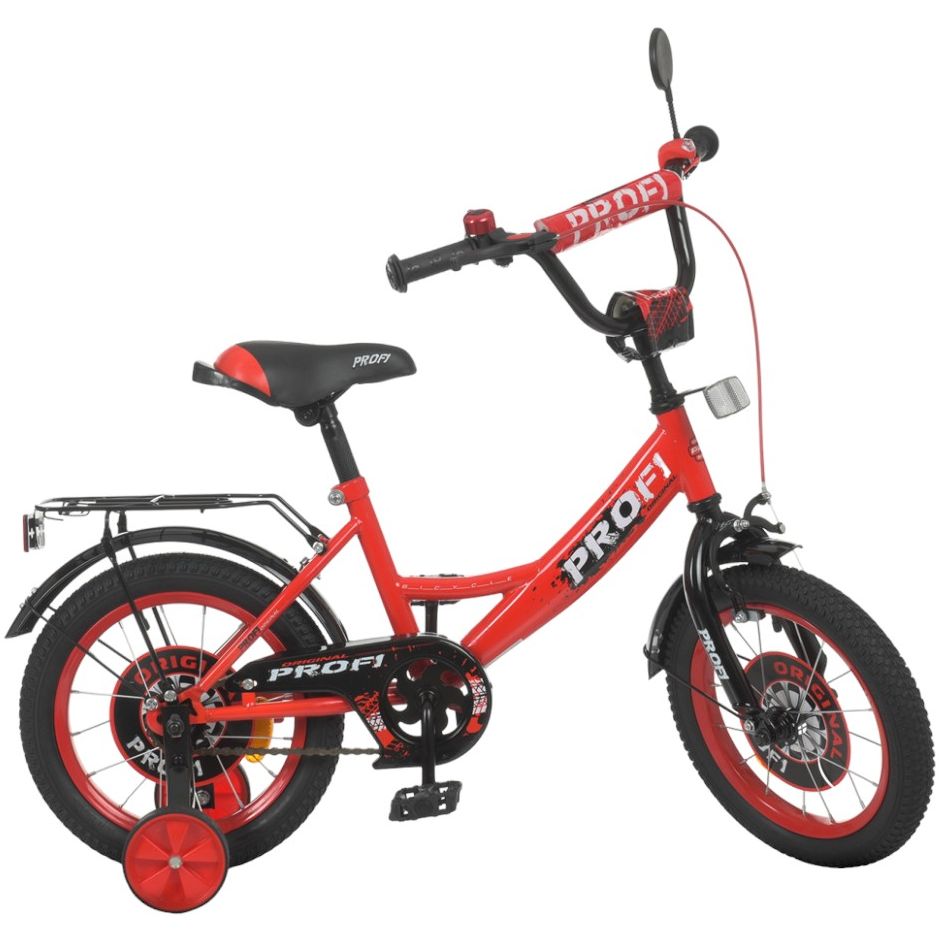 Велосипед дитячий Profi 14 дюймів червоний 223373 - фото 1