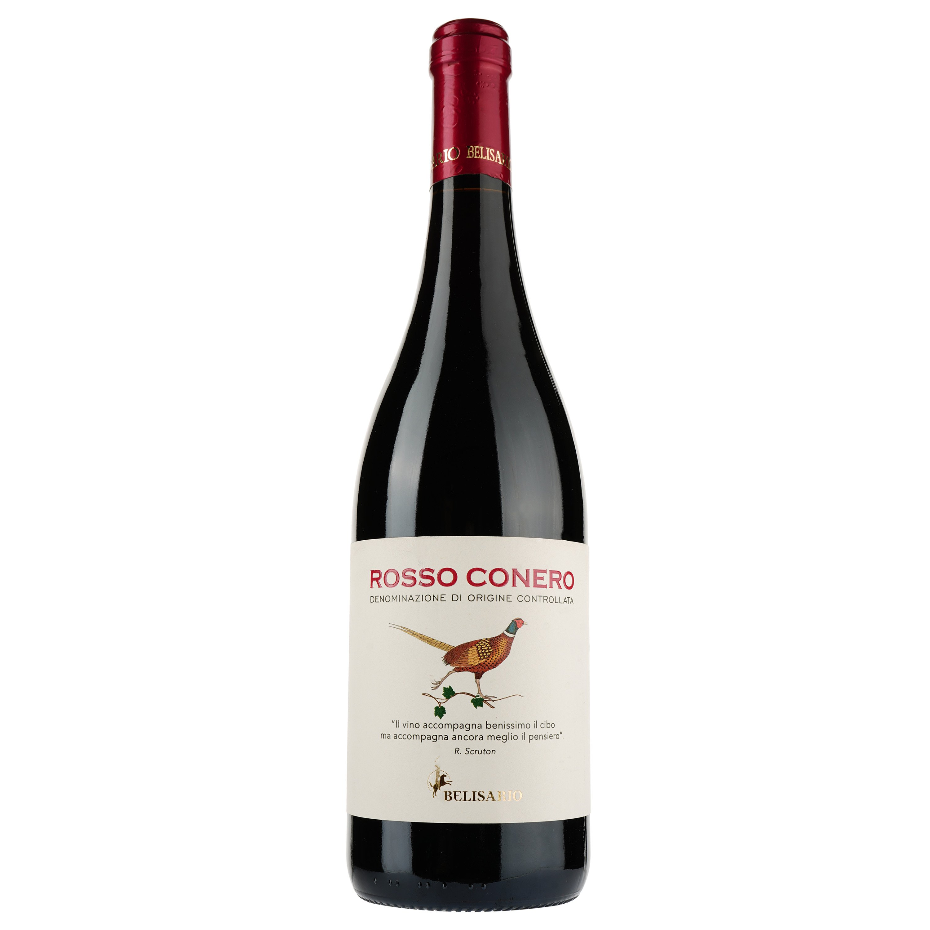 Вино Belisario Rosso Conero DOC, красное, сухое, 0,75 л - фото 1