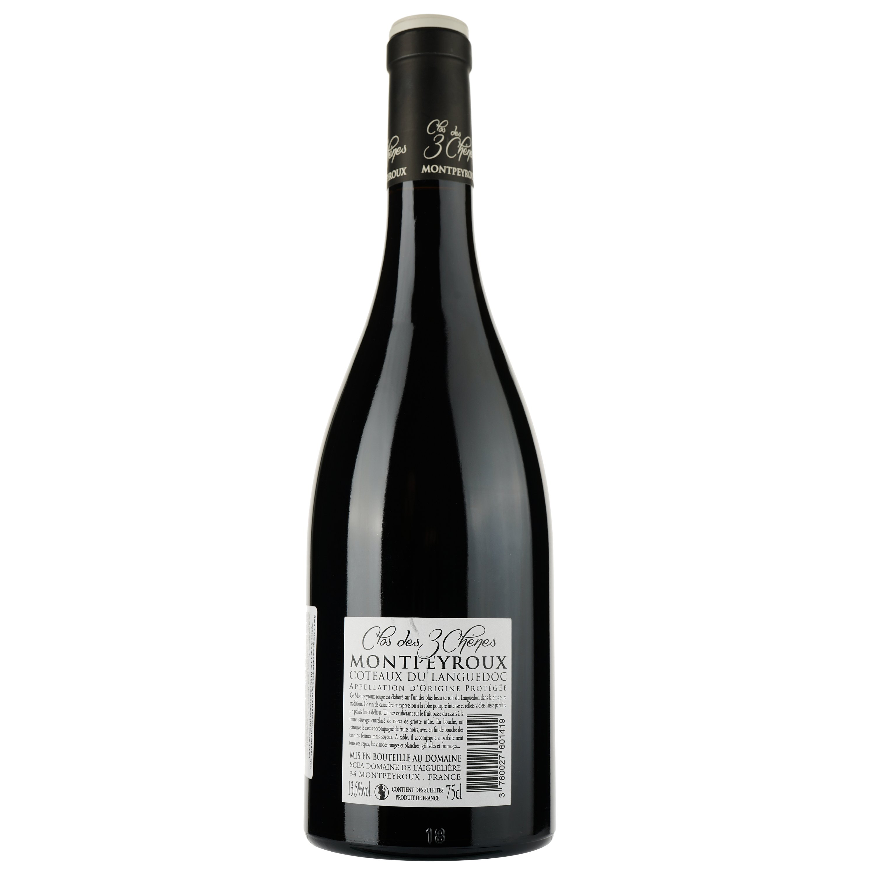 Вино Clos des 3 Chenes 2017 AOP Montpeyroux, красное, сухое, 0.75 л - фото 2