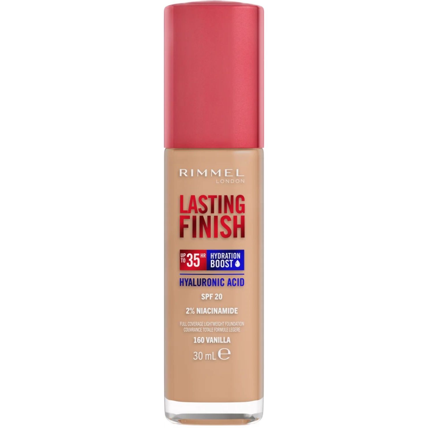 Тональна основа Rimmel Lasting Finish 35h відтінок 160 (Vanilla) 30 мл - фото 1