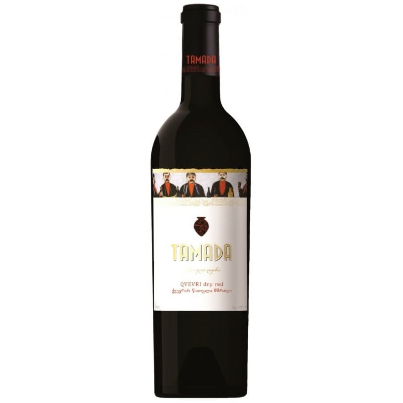 Вино Tamada Qvevri, красное, сухое, 11-14,5%, 0,75 л - фото 1