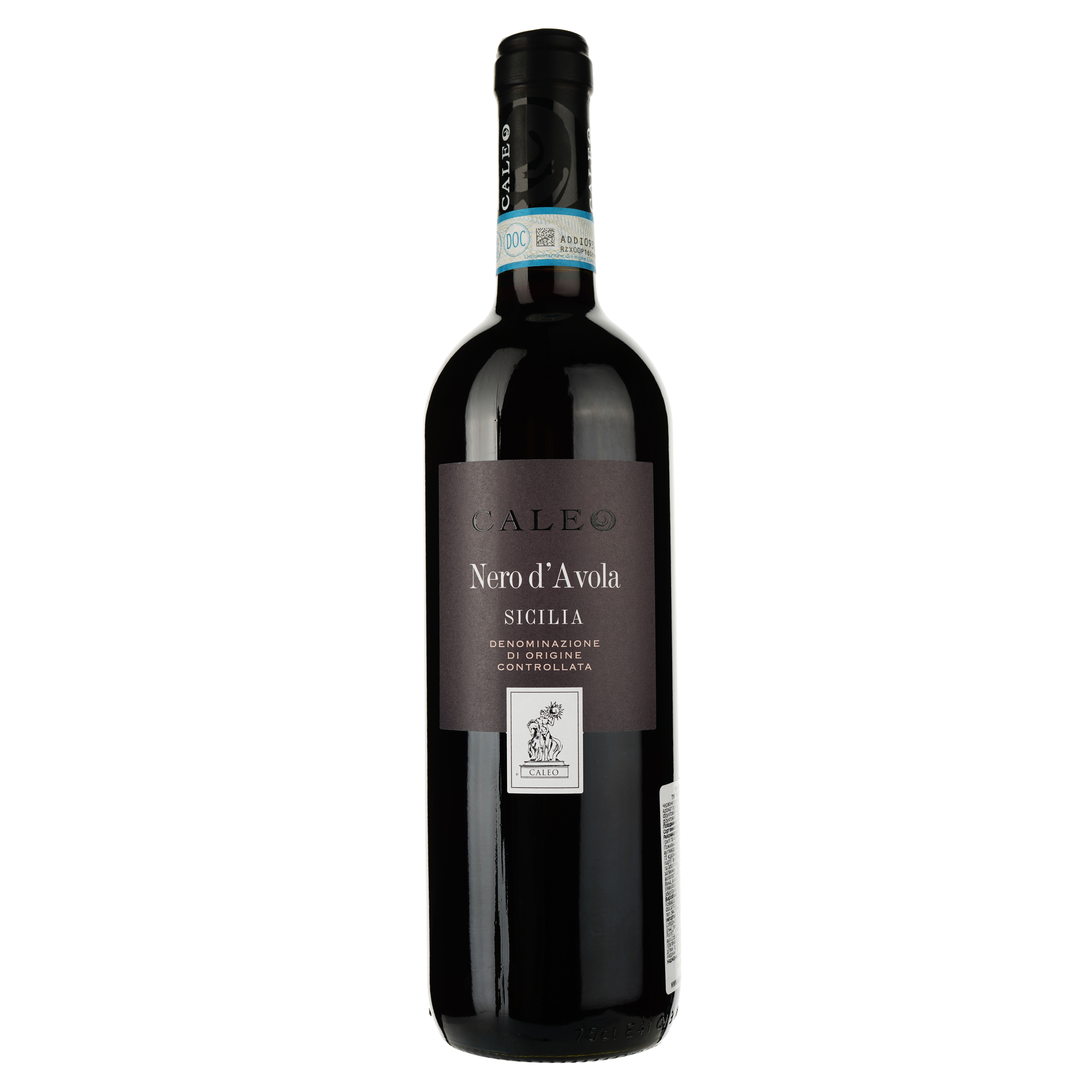 Вино Caleo Nero d'Avola Sicilia DOC, червоне, сухе, 0,75 л - фото 1