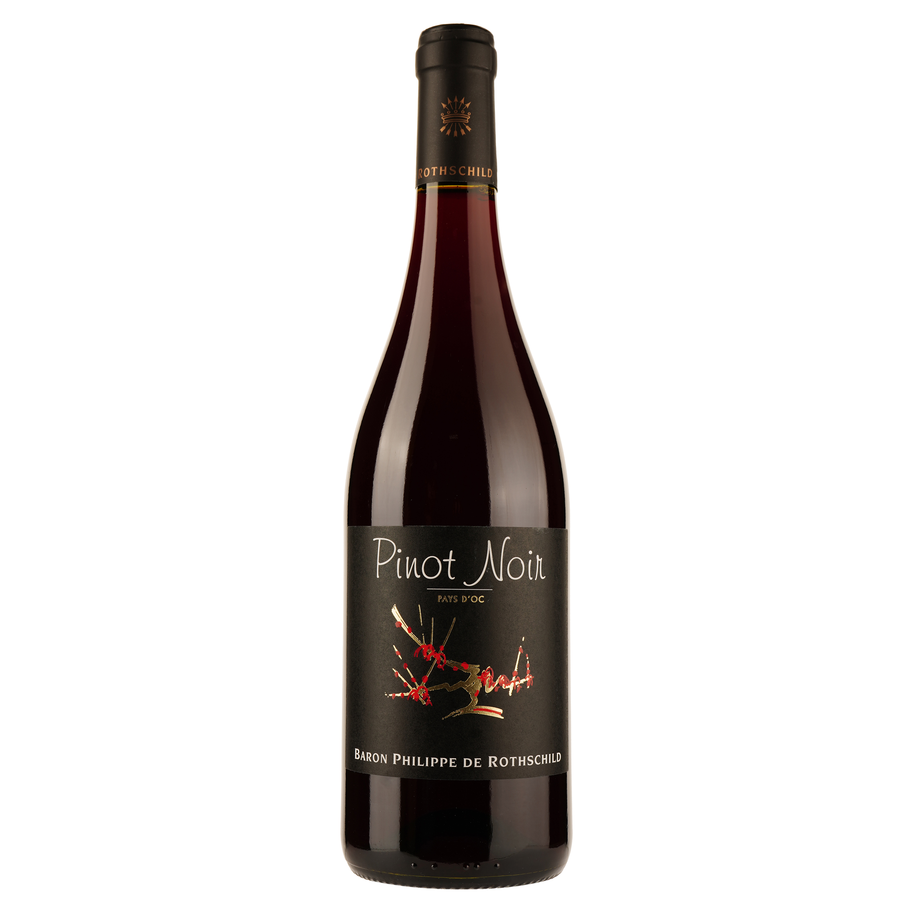 Вино Baron Philippe de Rothschild Pinot Noir, червоне, сухе, 0,75 л - фото 1