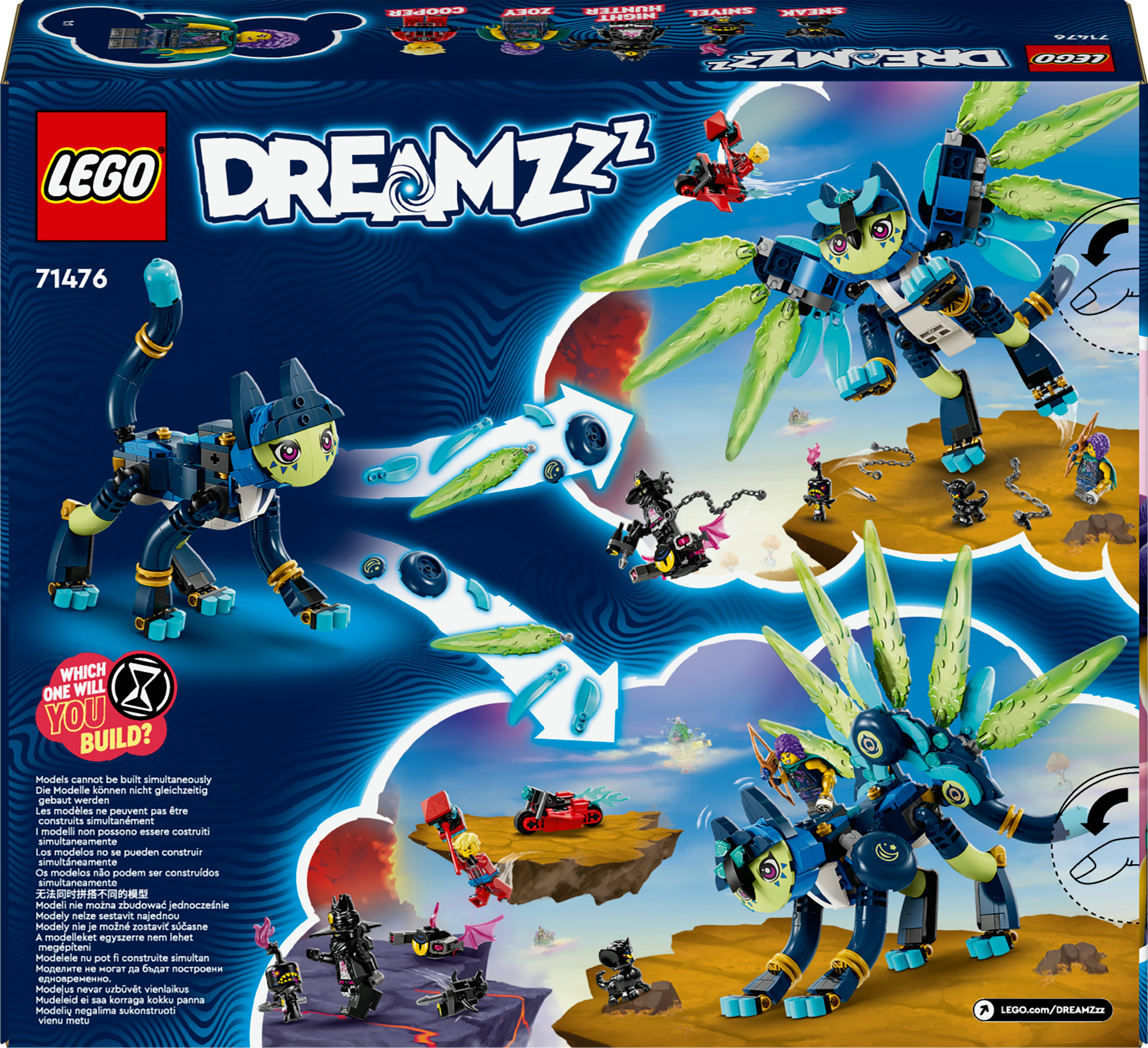 Конструктор LEGO DREAMZzz Зоуі й котосова Зіан 437 деталі (71476) - фото 9