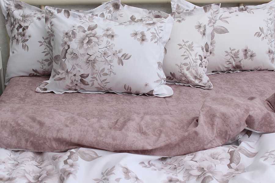 Комплект постельного белья TAG Tekstil с компаньоном 2-спальный Разноцветный 000240790 (R-T9278) - фото 5