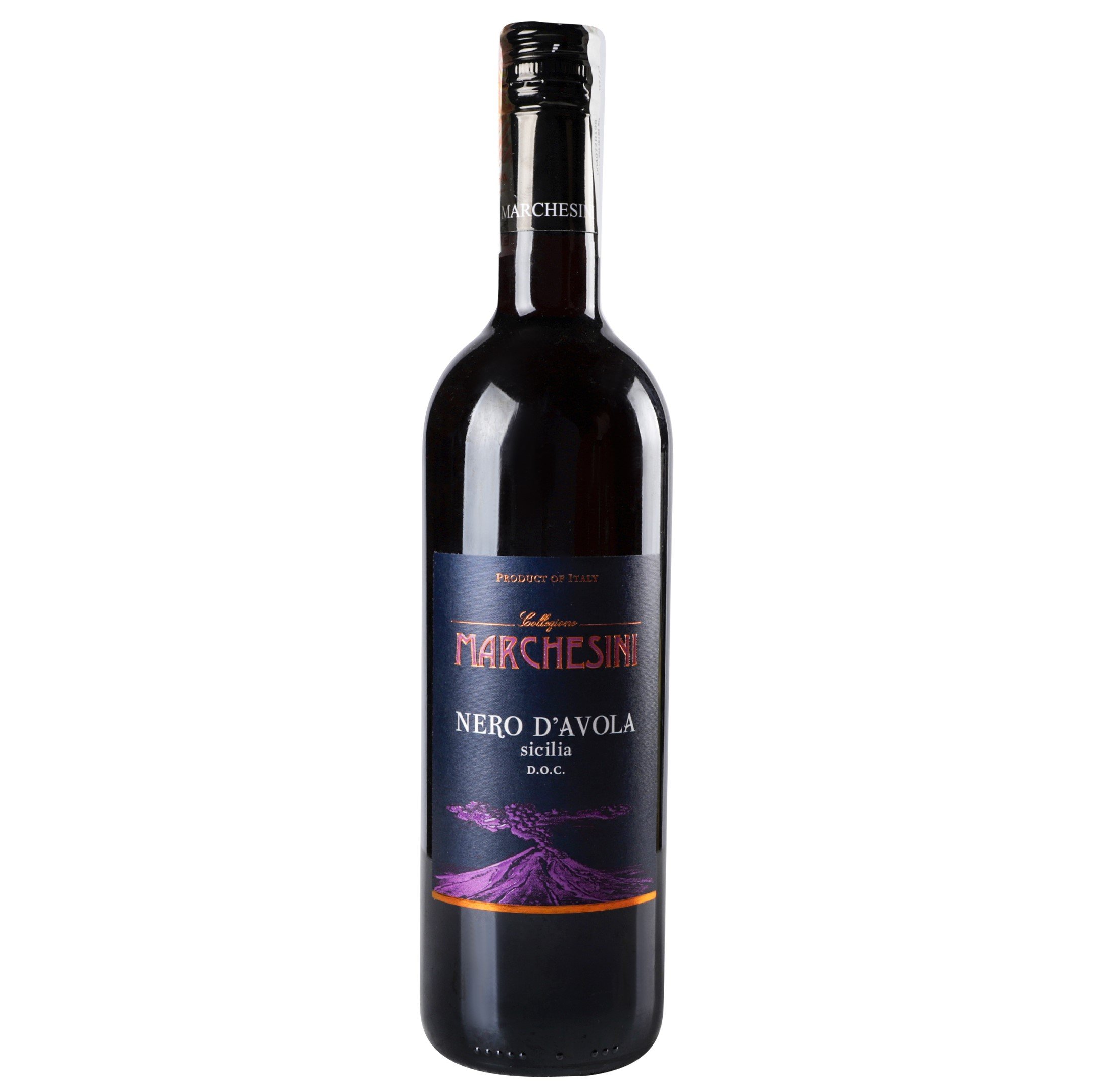 Вино Collezione Marchesini Nero d'Avola Sicilia IGT, красное, сухое, 13%, 0,75 л (706866) - фото 1